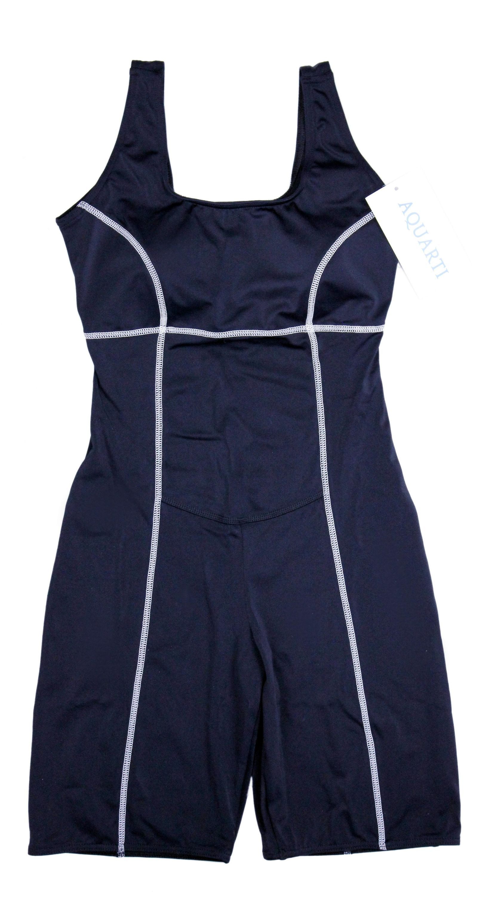 Aquarti Schwimmanzug Aquarti Damen Schwimmanzug mit Bein Geschlossener Rücken