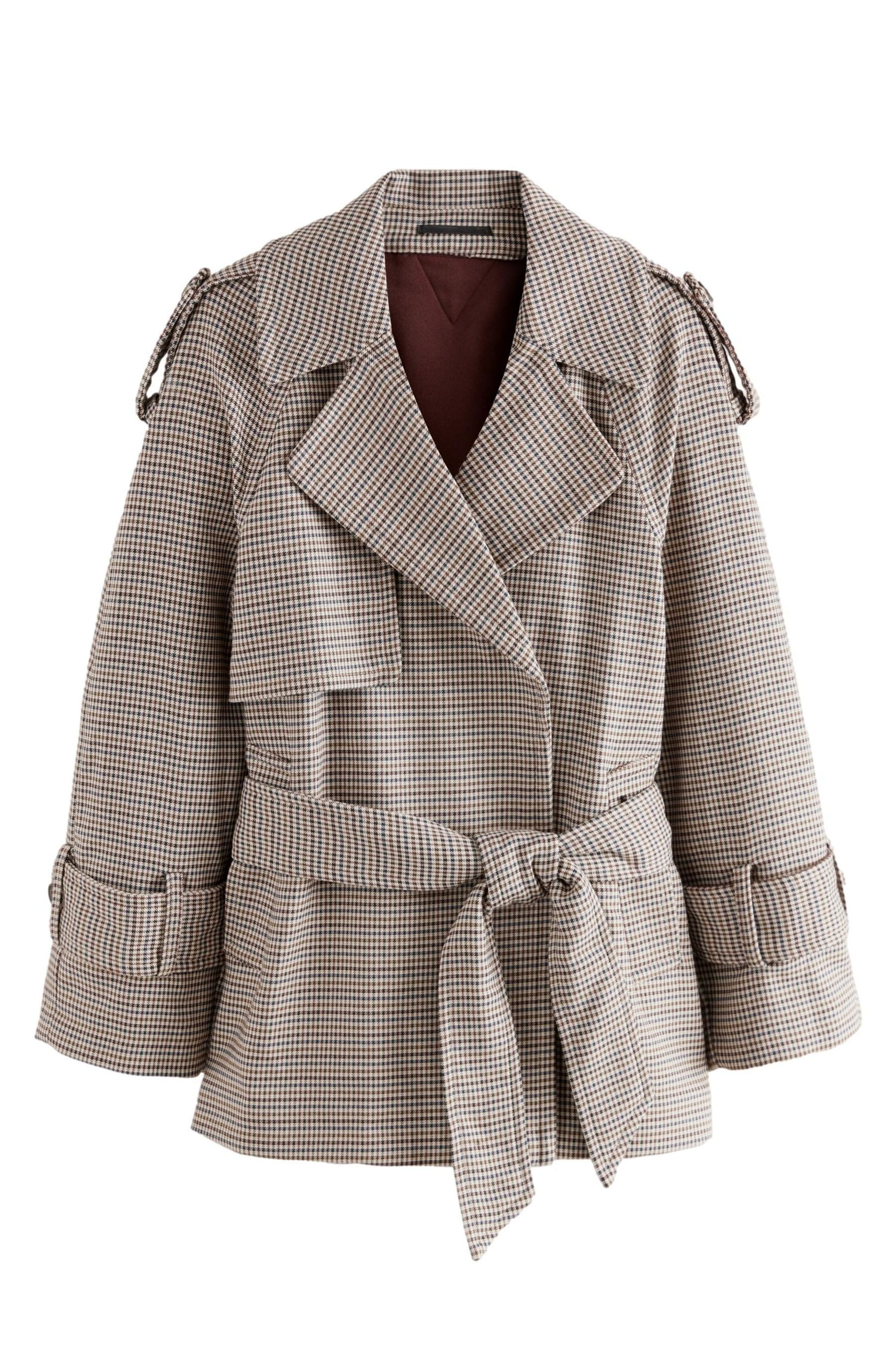 Next Trenchcoat Kurzer Trenchcoat in Wickeloptik, günstig online kaufen
