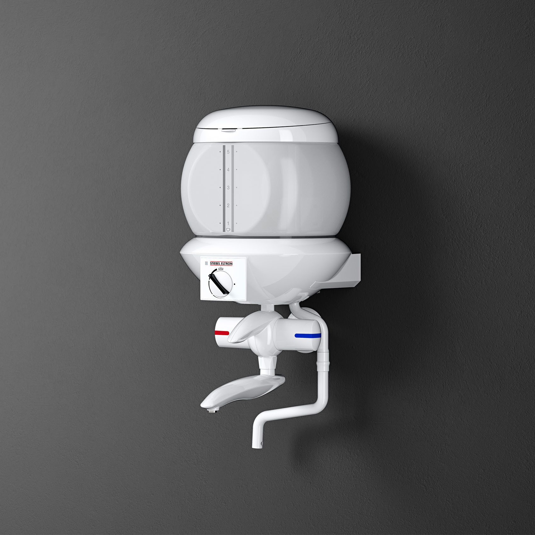STIEBEL ELTRON Kochendwassergerät EBK 5 G, min. 35 °C, 5 l, für die Küche, Glas