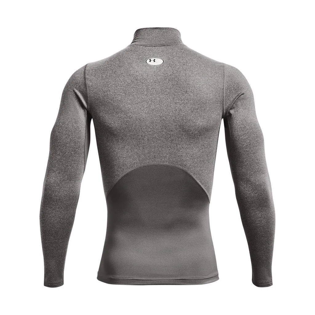 Under Mock Armour Armour® Compression LS Grau Funktionsshirt ColdGear® Men's