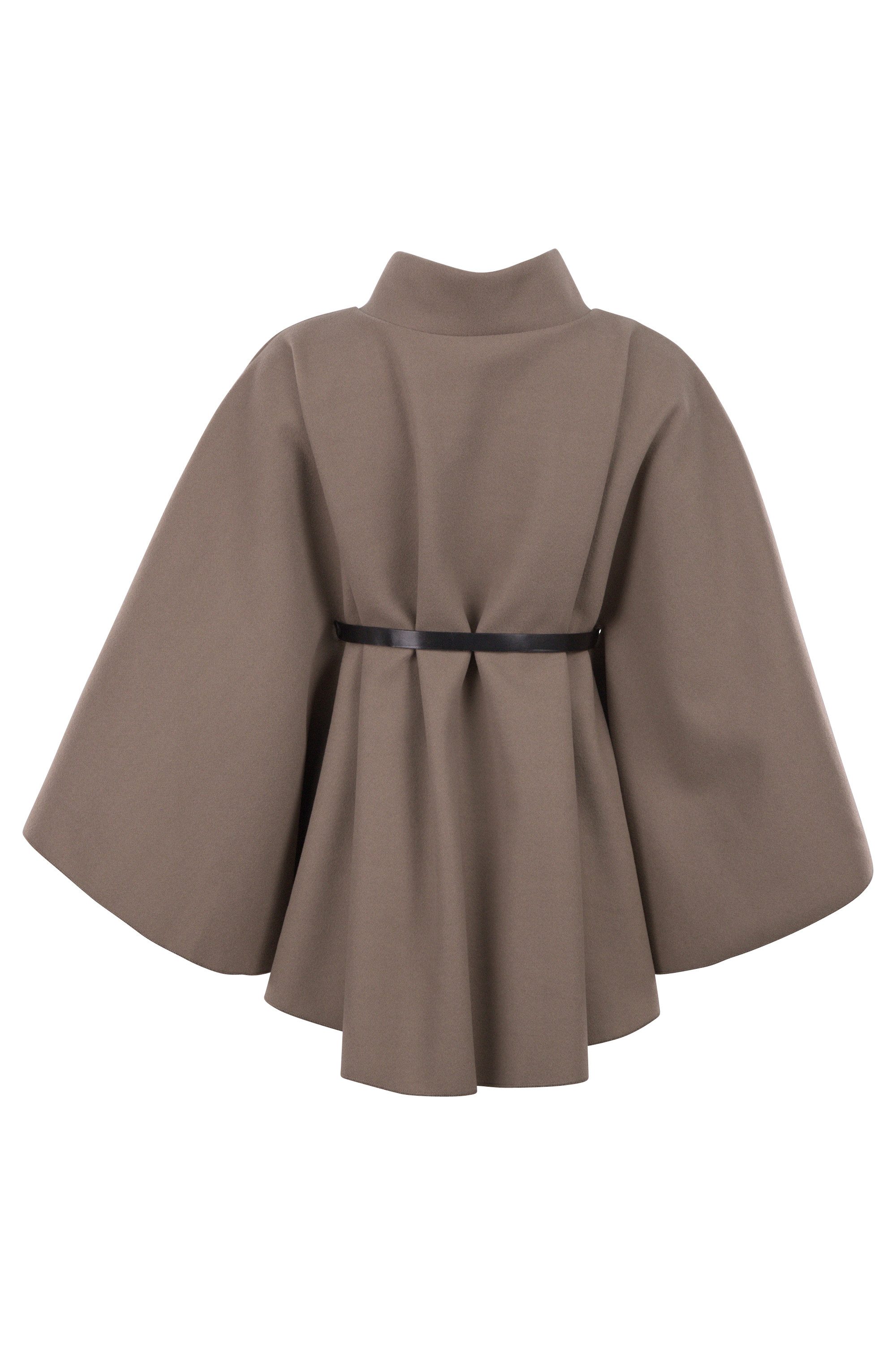 malito more than fashion Kurzmantel Cape mit Gürtel 4570 eleganter Cape-Pon günstig online kaufen