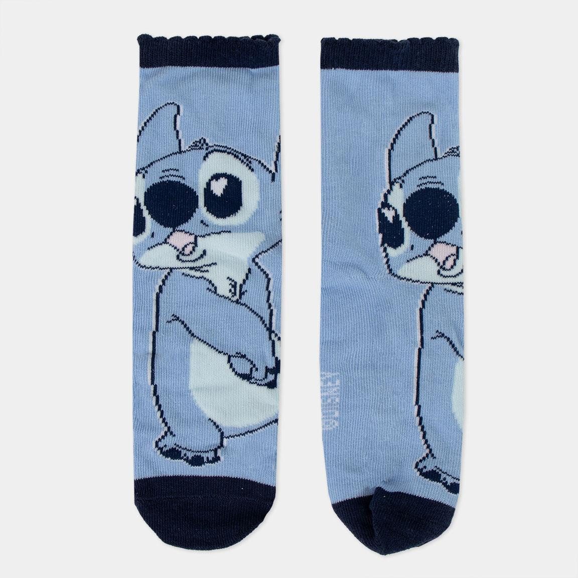 Lilo & Stitch Socken Stitch Mädchen Socken Strümpfe 4 Paar in Spardose