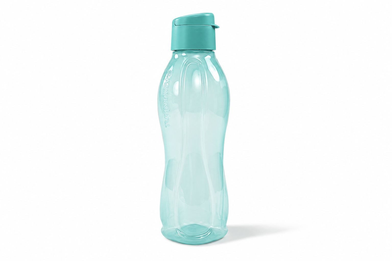 TUPPERWARE Trinkflasche To Go Eco 750 ml blau/türkis Clippverschluss
