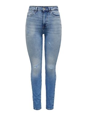 ONLY Skinny-fit-Jeans ONLFOREVER ICON HW SK LAK DNM GEN476NOOS mit Destroyed Effekt