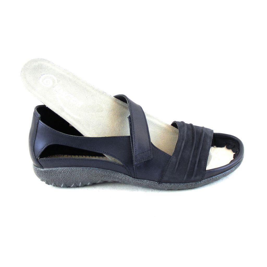 16511 Sandalette combi NAOT Schuhe Leder Papaki Damen dunkelblau Fußbett Sandalen Naot