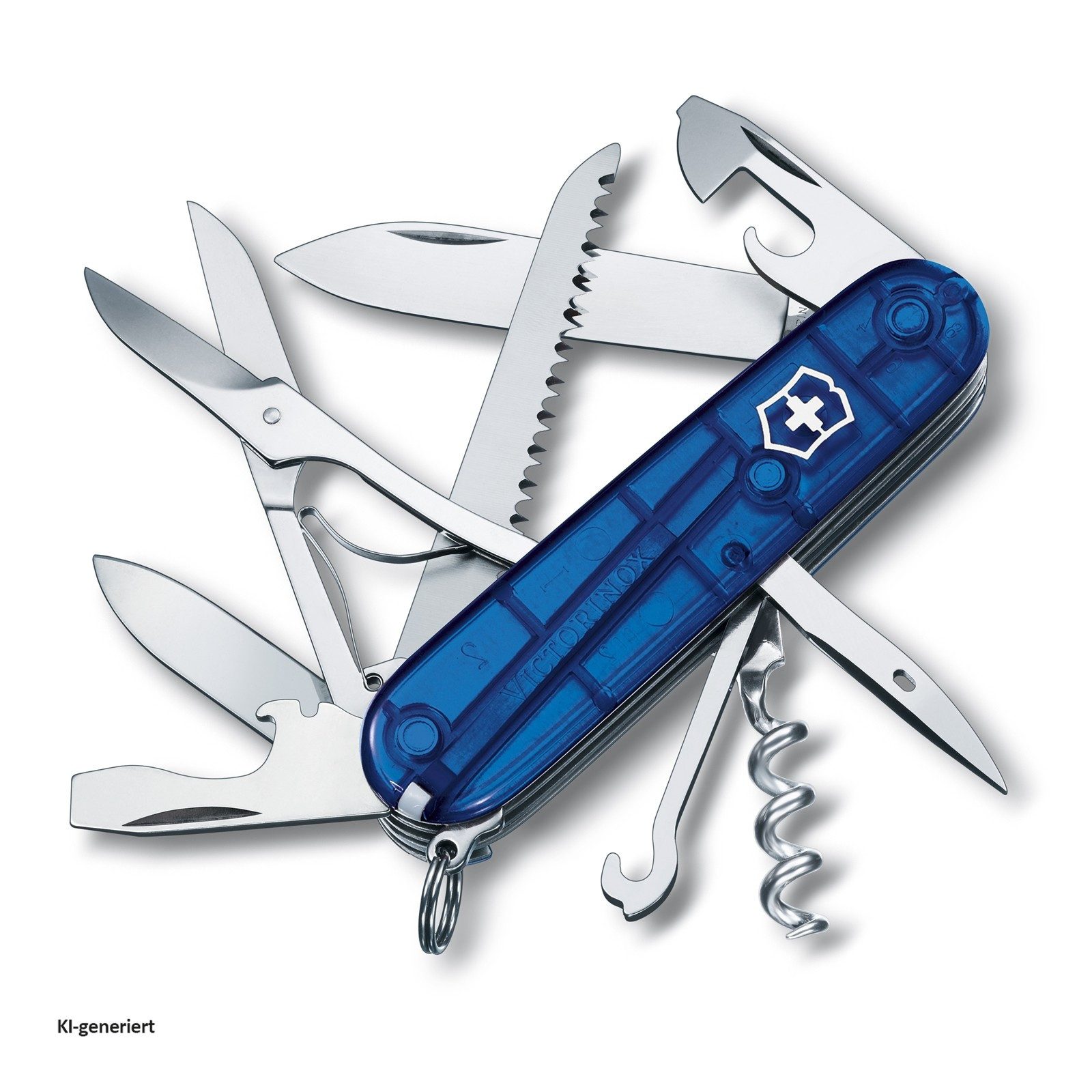 Victorinox Taschenmesser Taschenmesser Huntsman, (Stück, 1 St., 1 Taschenmesser), Multitool 15 Funktionen