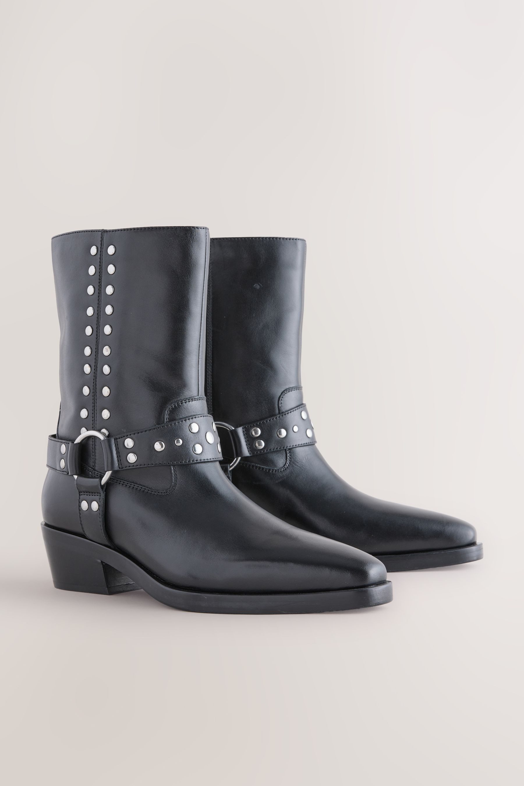 Next Forever Comfort® Midi-Schlupfstiefel, Nietenbesatz Stiefelette (1-tlg)
