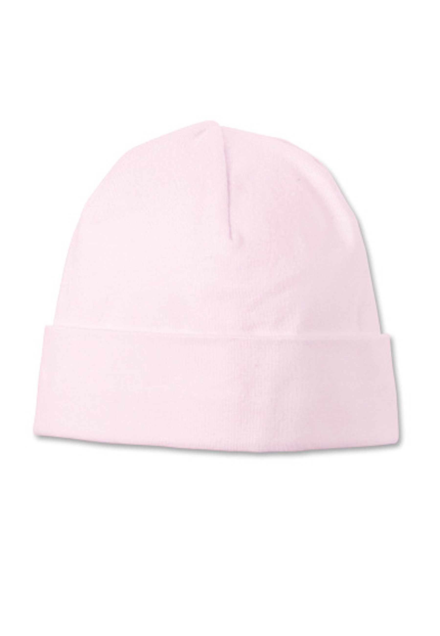 Sterntaler® Beanie OCS Beanie (1-St., Kinder Mütze tragbar mit und ohne Umschlag) Babymütze aus Singlejersey Beaniemütze unifarben rosa
