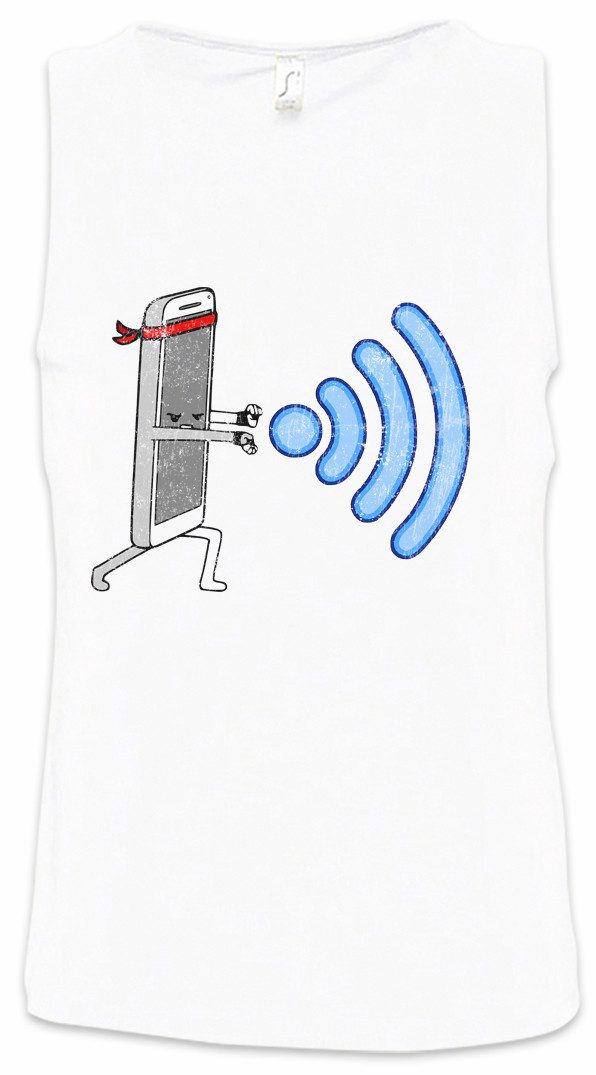Tanktop Wifi Hadoken Ärmelloses T-Shirt Wi-Fi Wlan Street Geek Nerd Fun