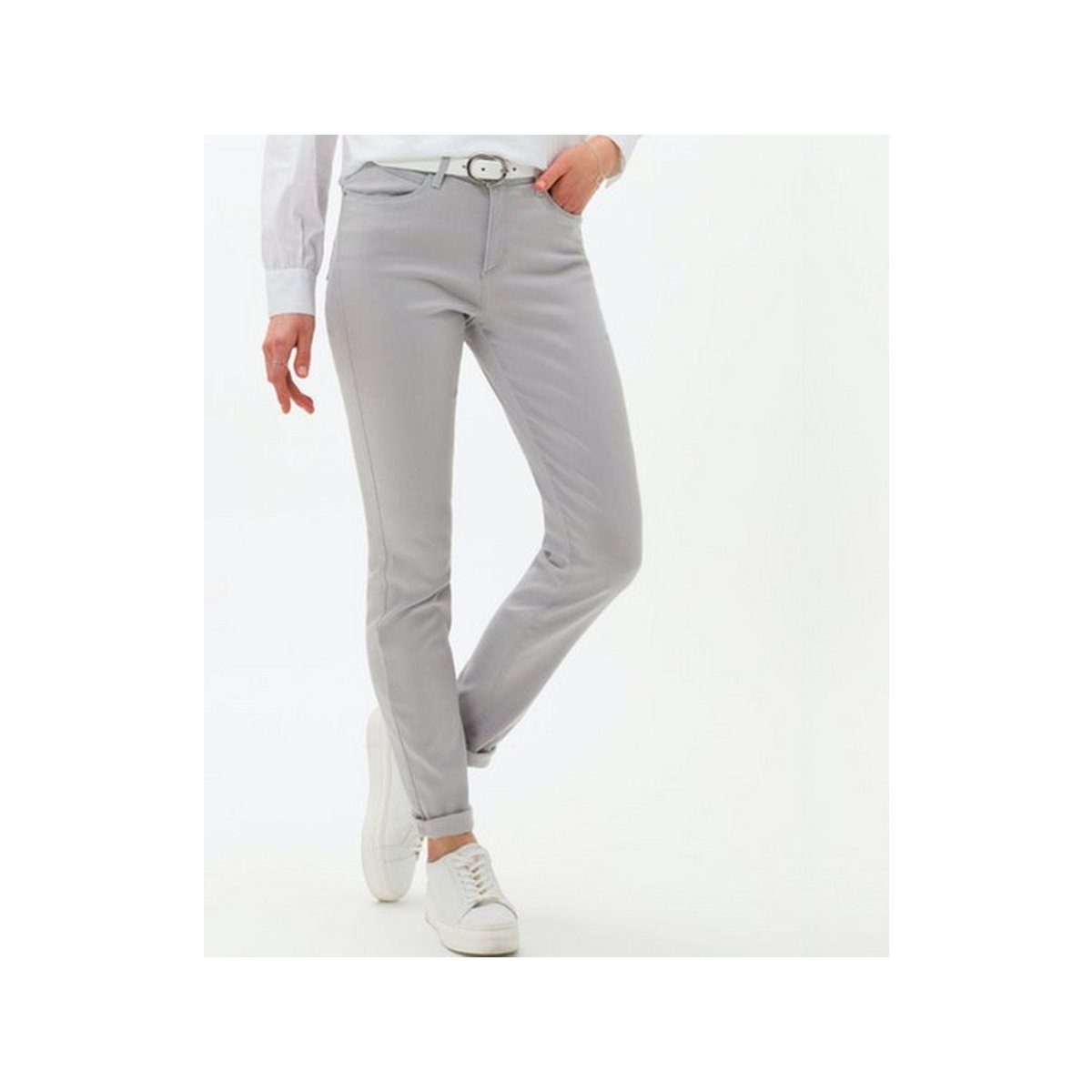 grau 5-Pocket-Jeans (1-tlg) Brax