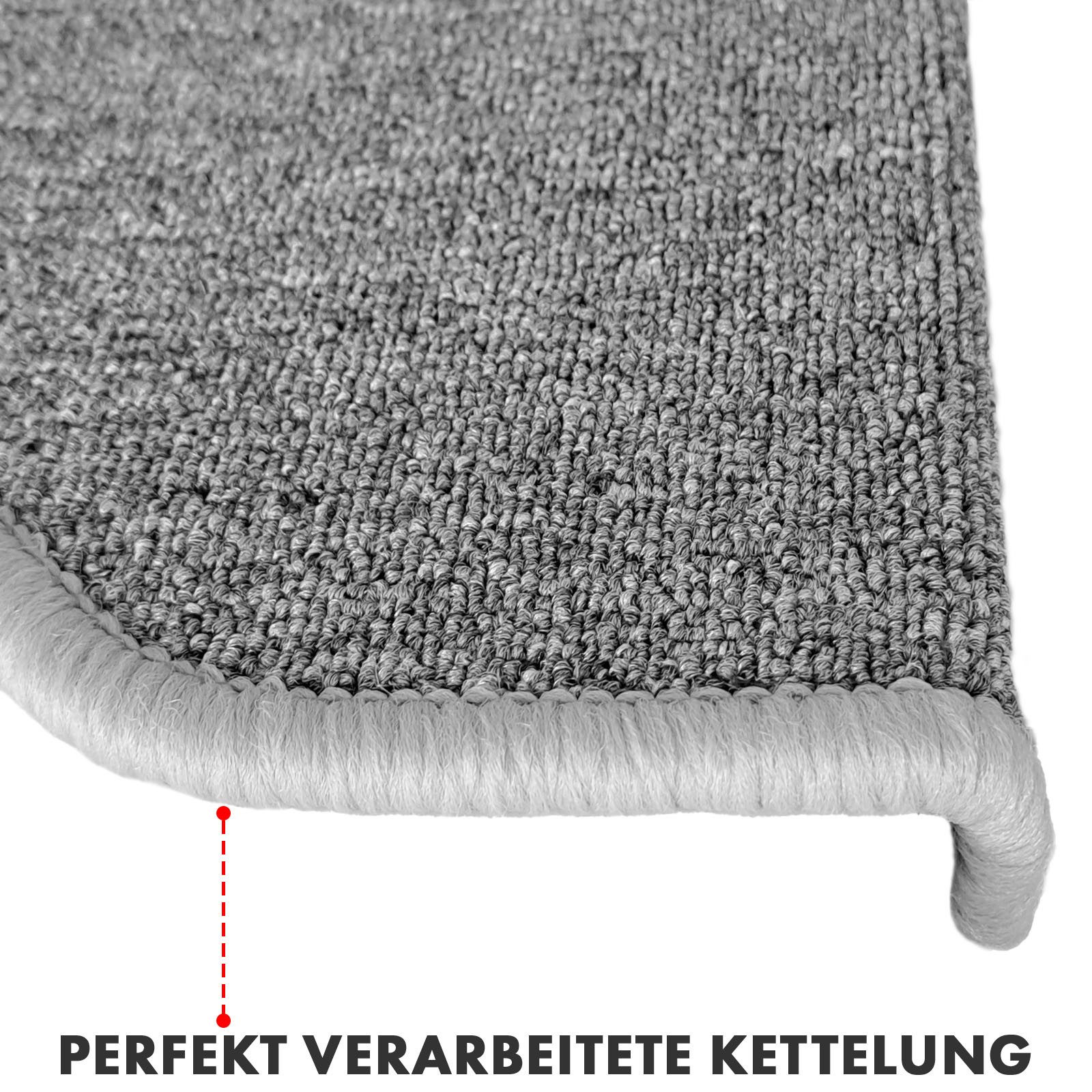 Floordirekt Stufenmatte London Pro, Im modernen Design, Halbrund, Rutschhemmende Oberfläche – Bild 5 von 5