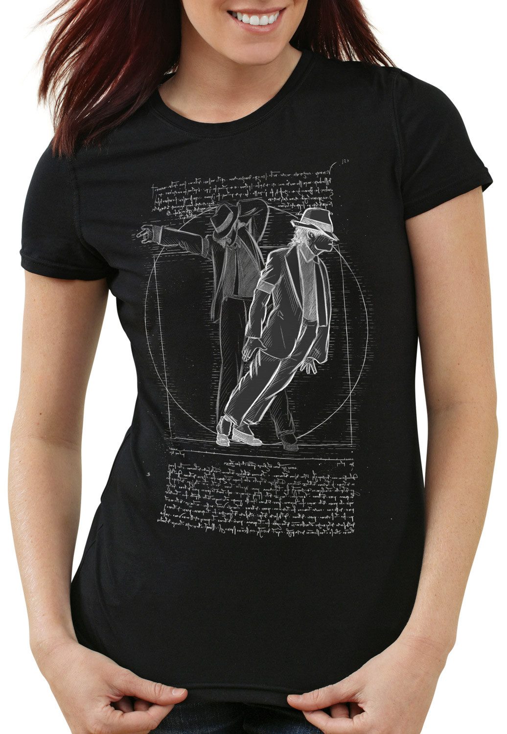 style3 T-Shirt Vitruvianischer Pop King jackson günstig online kaufen