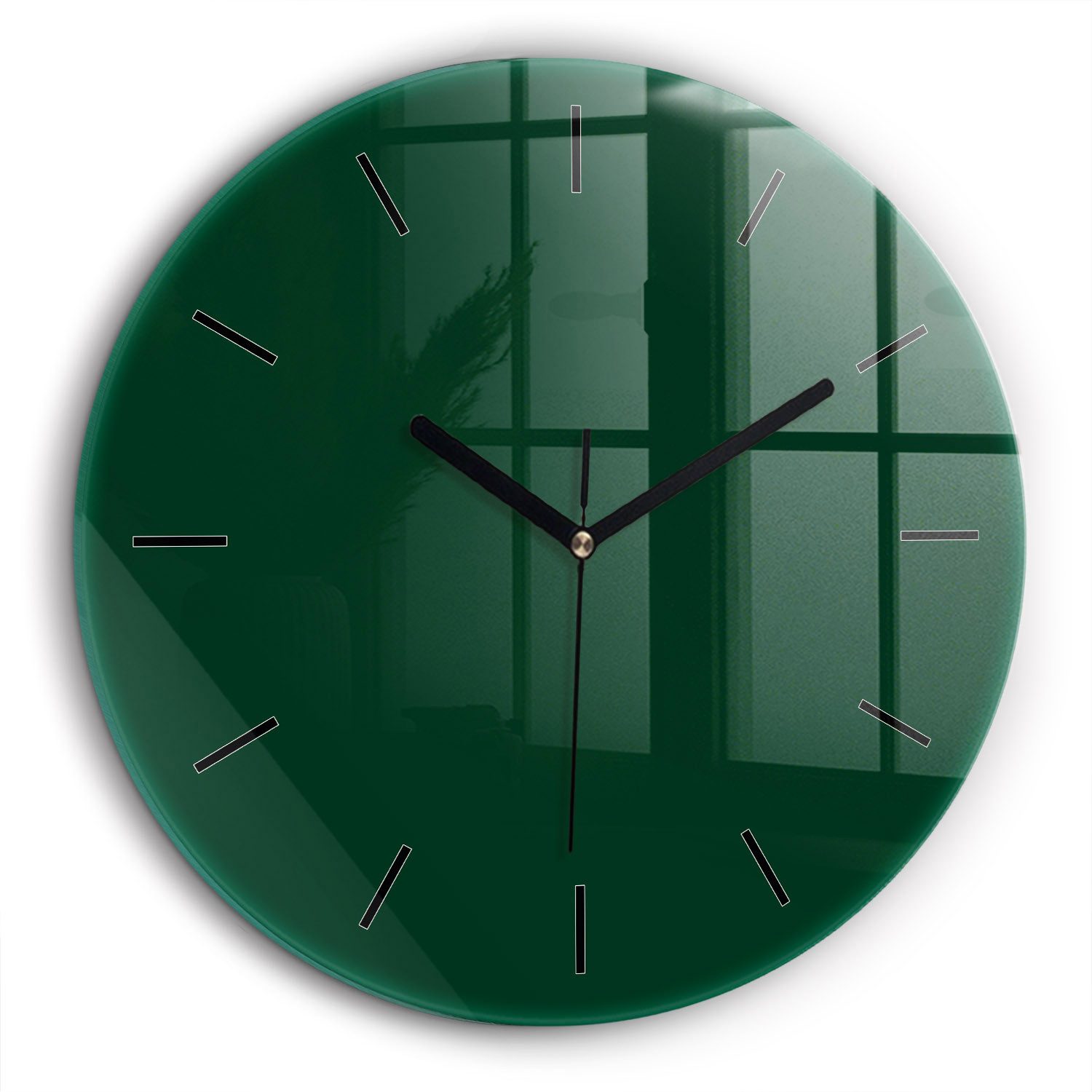 Tulup Wanduhr Wanduhr Glasrunde Uhr Moderne günstig online kaufen