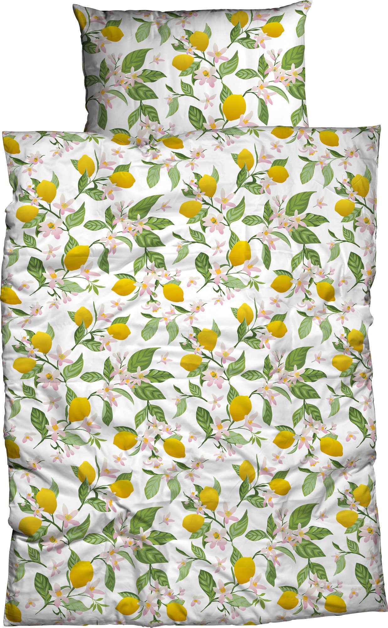 CASATEX Bettwäsche Bettwäsche "Lemon", Mako-Satin, Satin günstig online kaufen