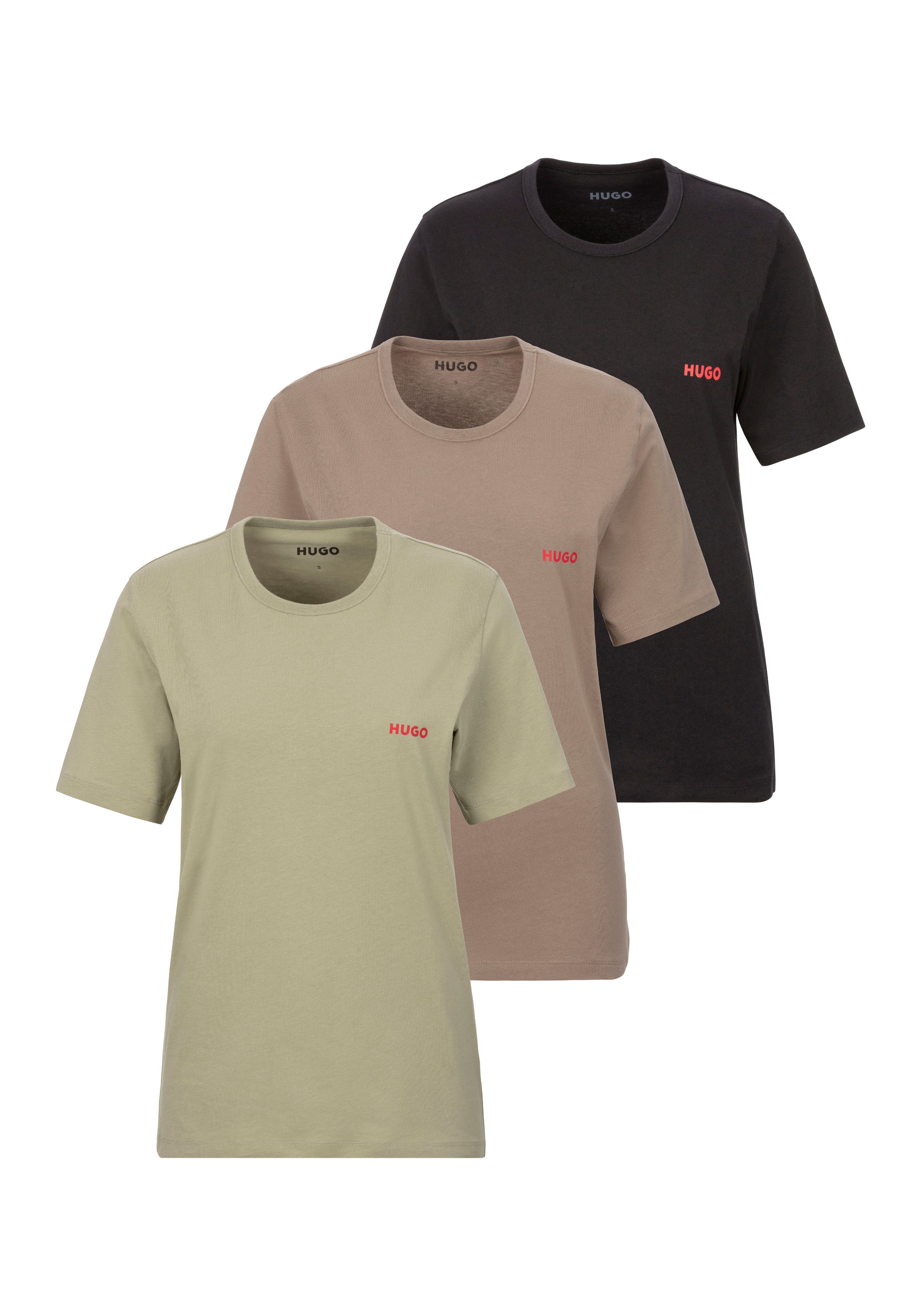 HUGO T-Shirt RN TRIPL (Packung, 3-tlg) günstig online kaufen