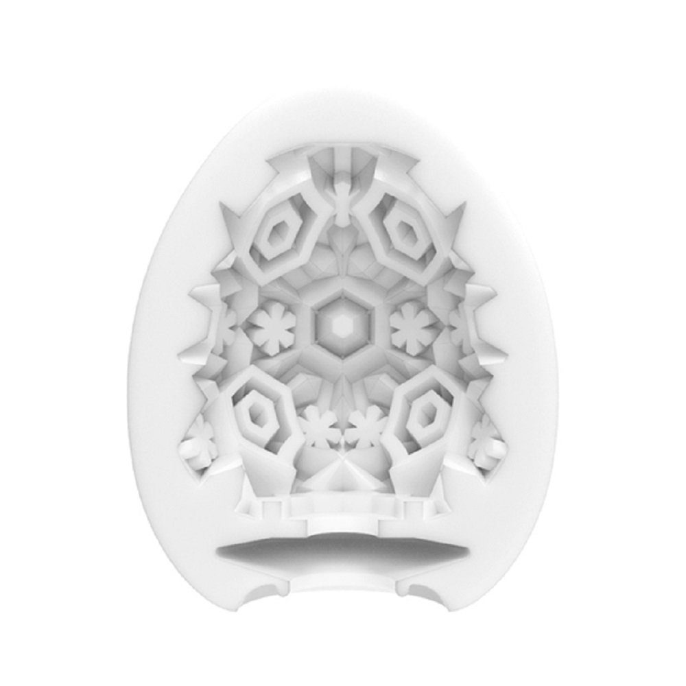 Tenga Masturbator Snow Crystal (Tenga 1-tlg., Schneeflocken-Struktur EGG), und Einmal-Masturbator mit Kühl-Effekt