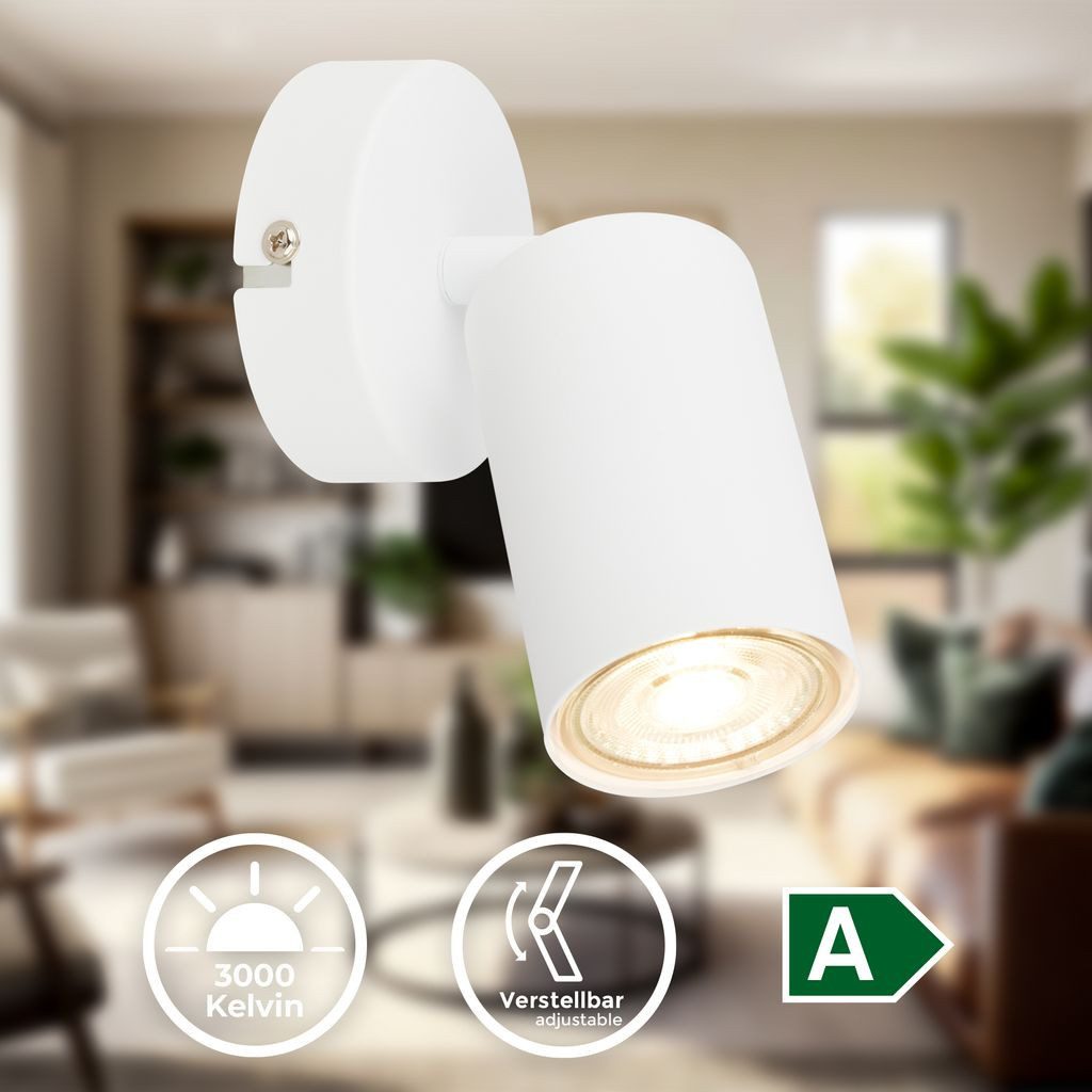 B.K.Licht Wandleuchte BKL1628, LED wechselbar, 2700K - Extra-Warmweiß, LED günstig online kaufen
