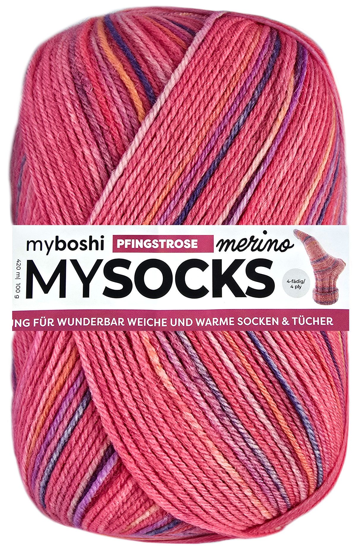myboshi 100 Gramm MyBoshi MySocks Merino Sockenwolle Häkelwolle