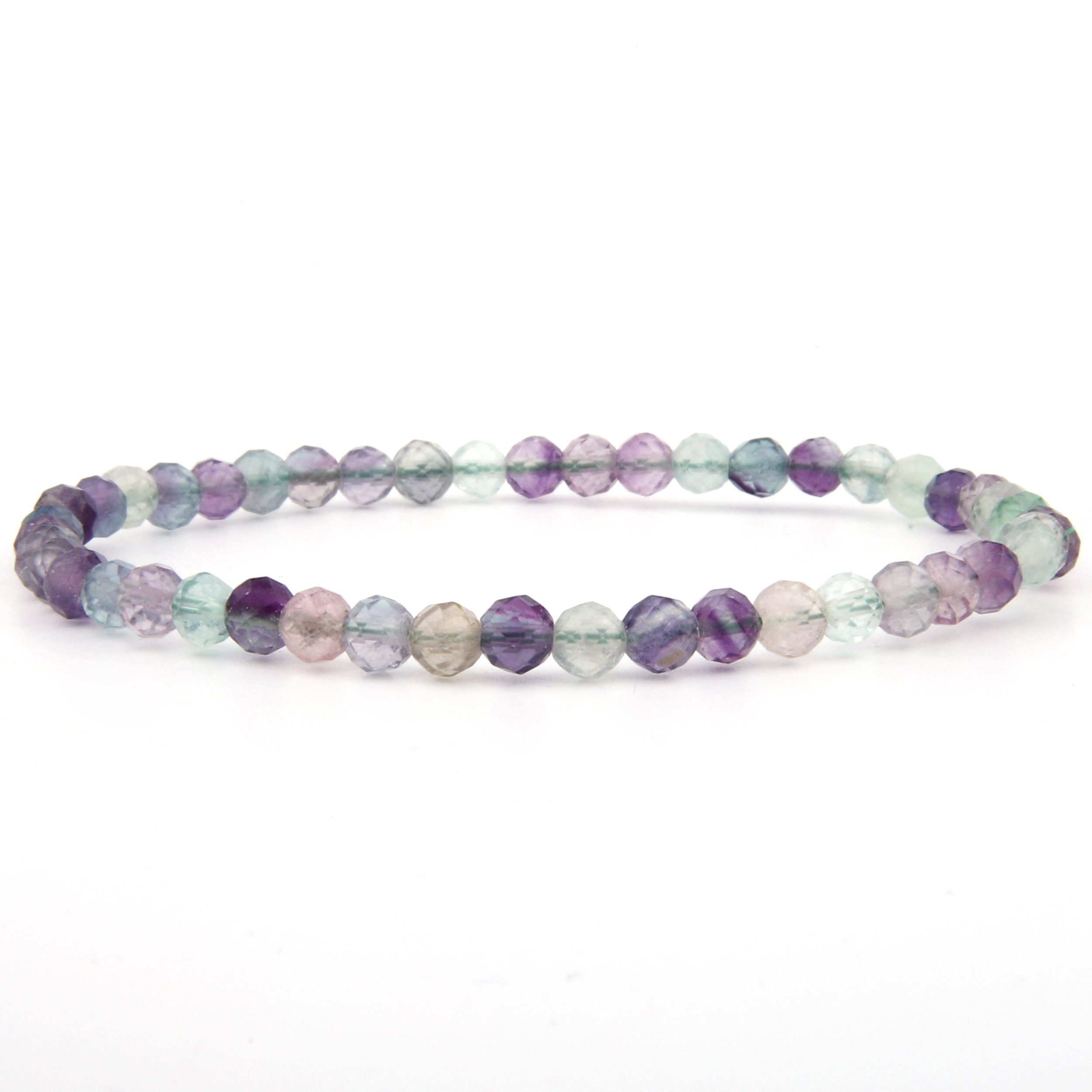 Vascavi Armband facettiert Fluorit Edelstein, Made günstig online kaufen