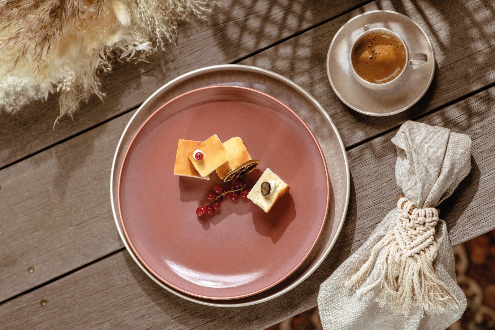 like. by Villeroy & Boch Teller-Set Perlemor Sand Speiseteller 27 cm Set6, Premium Porcelain