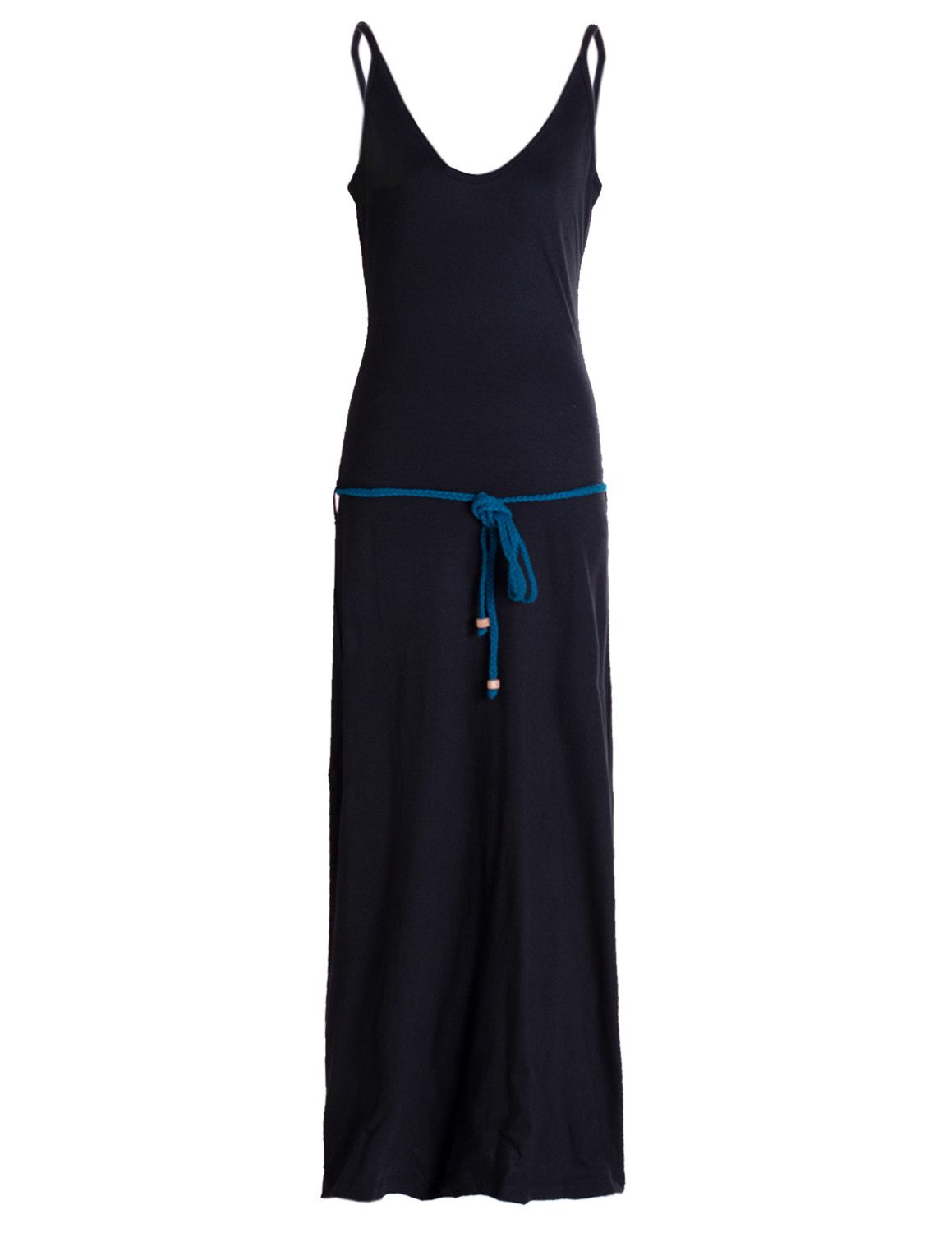 Vishes Sommerkleid Langes Einfaches Damen Träger Sommer-Kleid,Ökologisch nachhaltig Ethno, Goa, Hippie Style