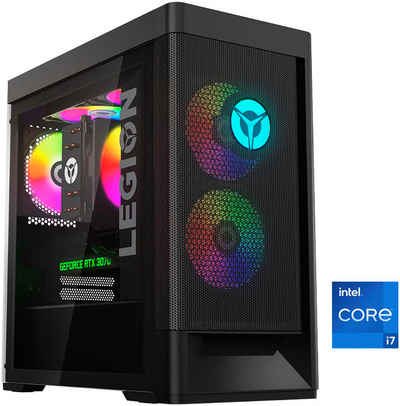 Lenovo Legion T5 26IAB7 Gaming-PC (Intel Core i7 12700F, GeForce RTX 3070, 16 GB RAM, 1000 GB SSD, Luftkühlung)