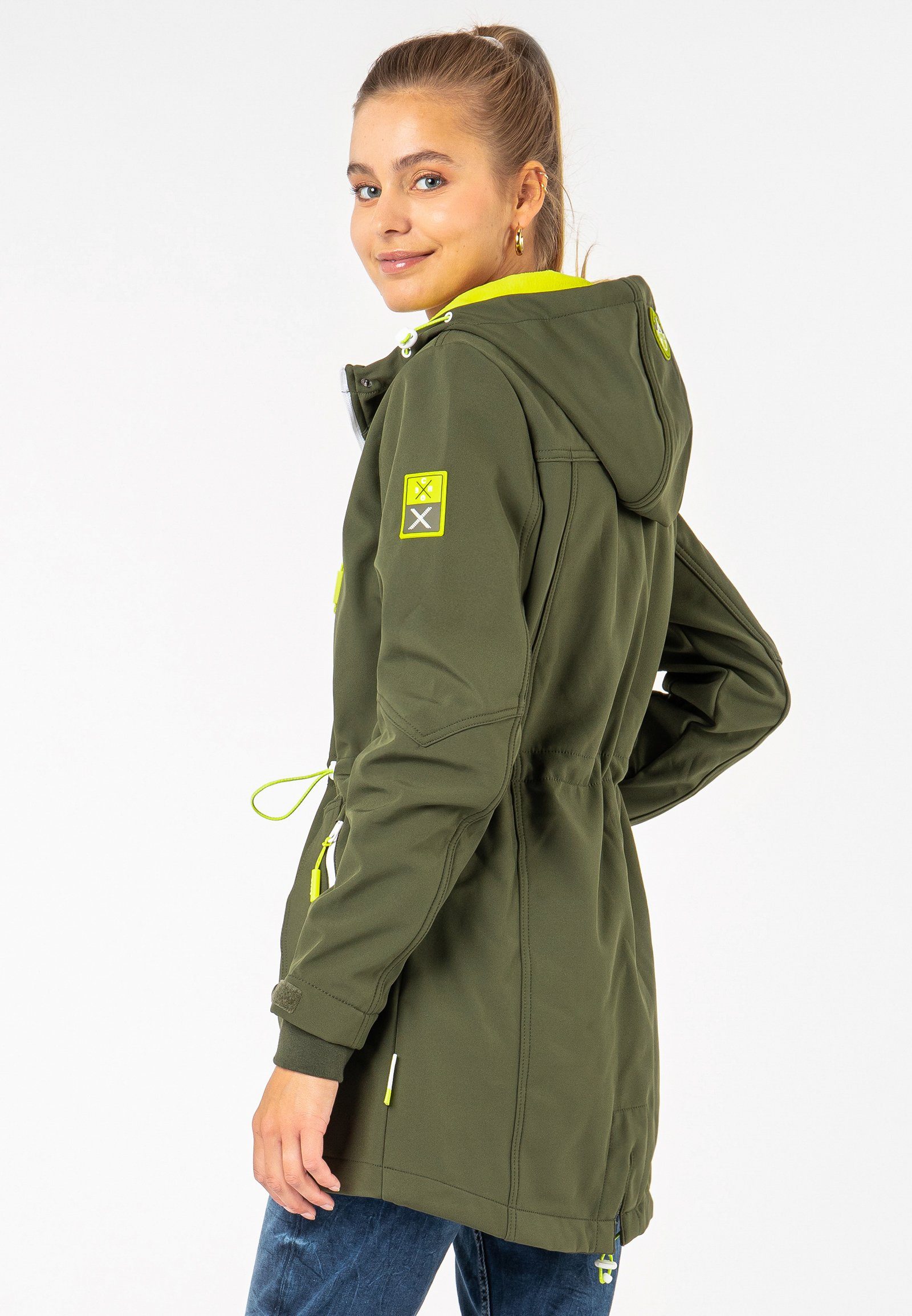 Softshelljacke Softshelljacke mit SUBLEVEL Kapuze green