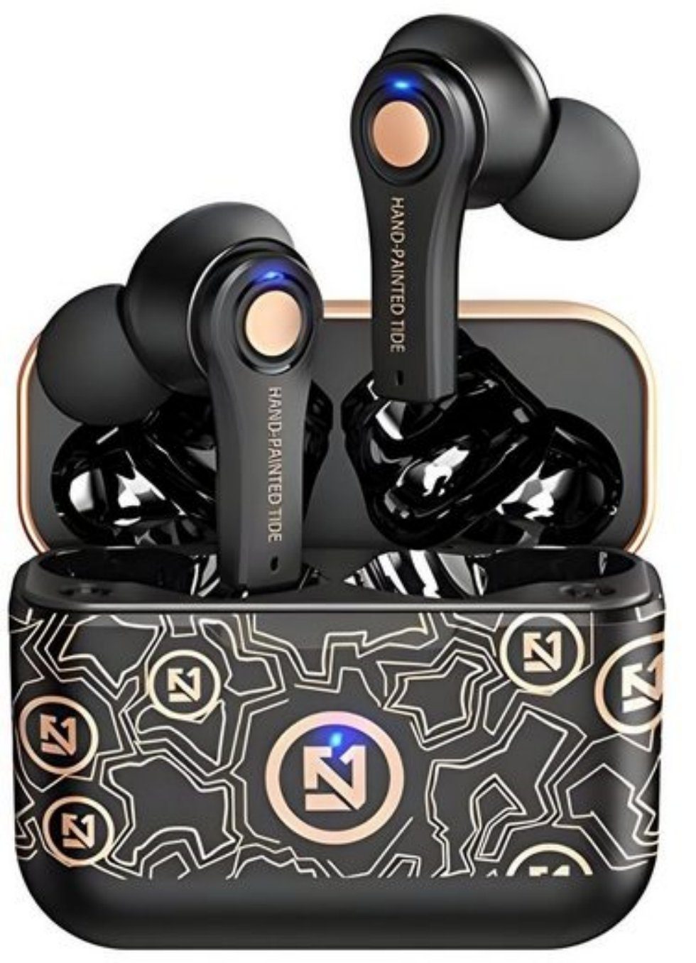 REDOM Kopfhörer Headset Ohrhörer Earbuds Bluetooth 5.0 In Ear Kabellos  Bluetooth-Kopfhörer (IP6 Wasserdichte, Siri, Bluetooth, True Wireless,  High-Fidelity-Sound, Rauschunterdrückung)