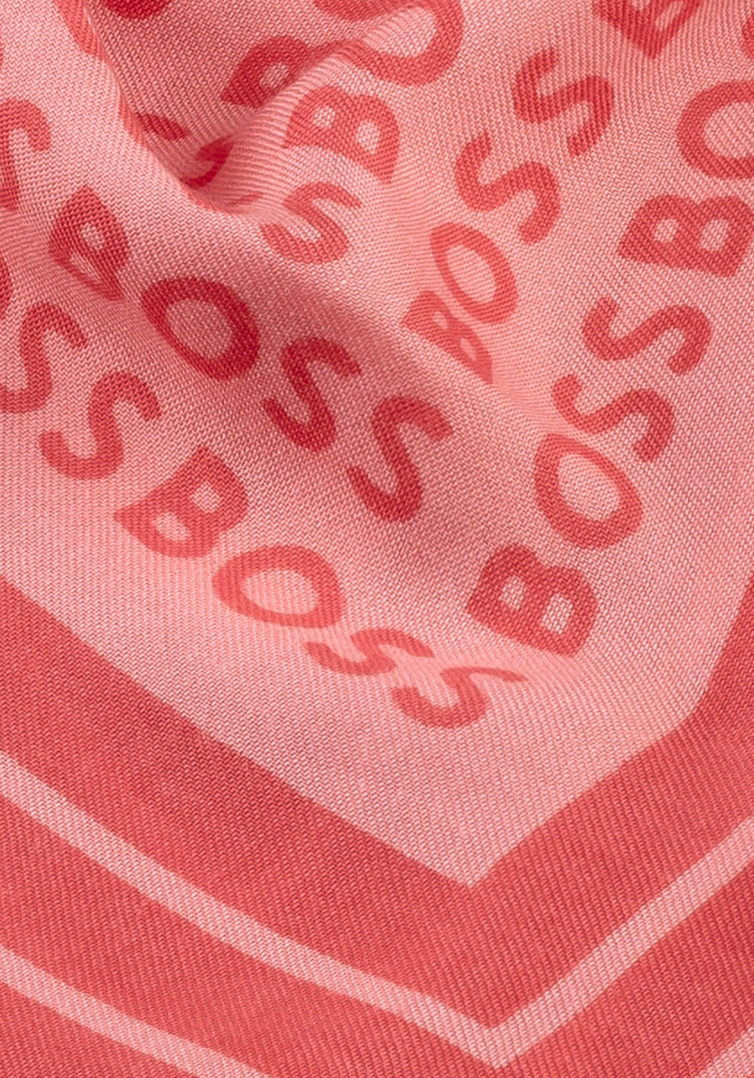 BOSS Schal Laik 120*120, mit BOSS-Logoschriftzügen, günstig online kaufen