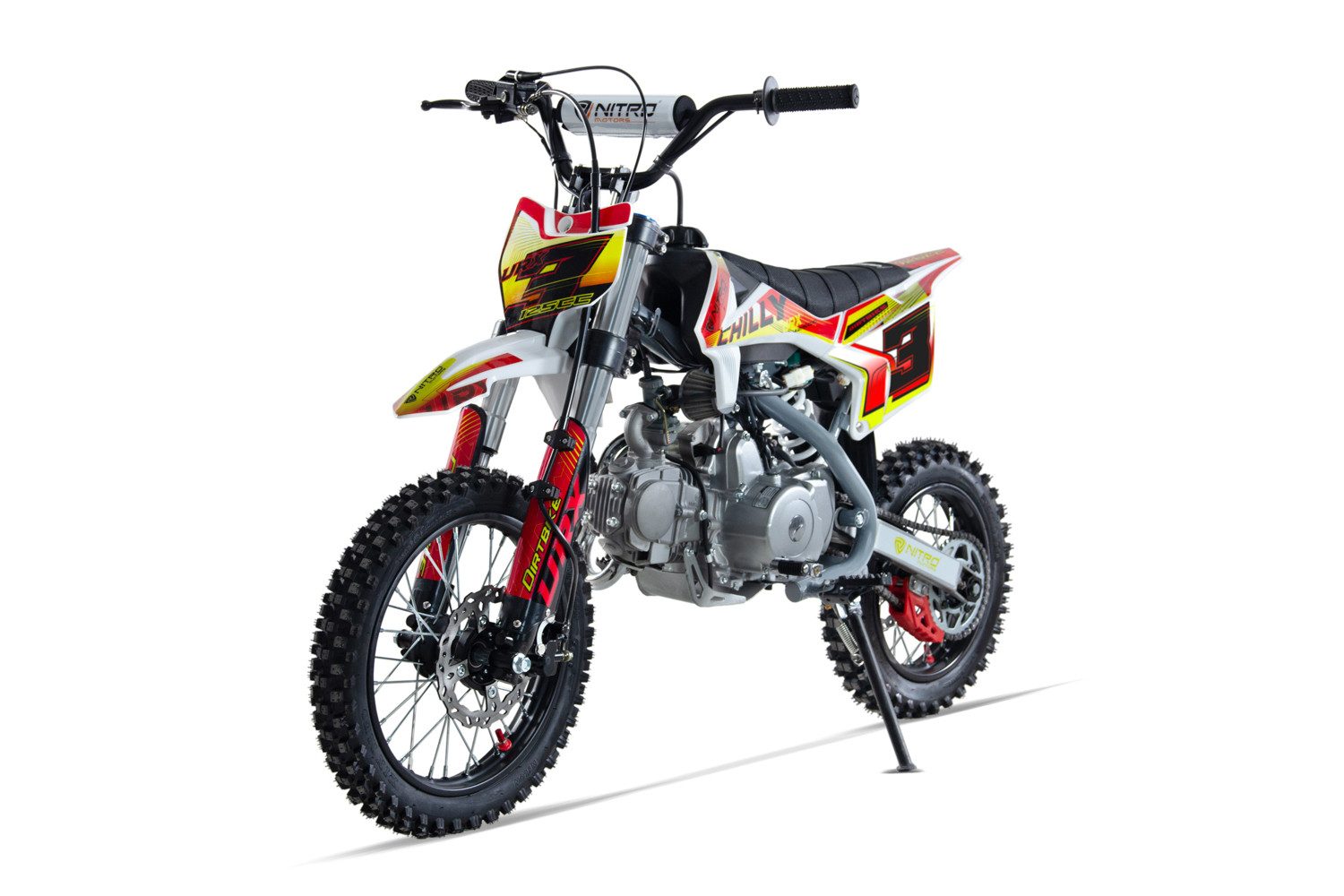 Smarty Dirt-Bike 125cc Dirtbike CHILLY UX URX 14/12 Kick und E-Start