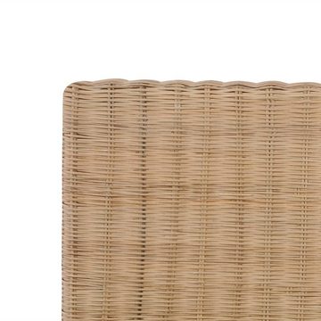 furnicato Bett Bettrahmen Rattan Handgeflochten 140x200 cm