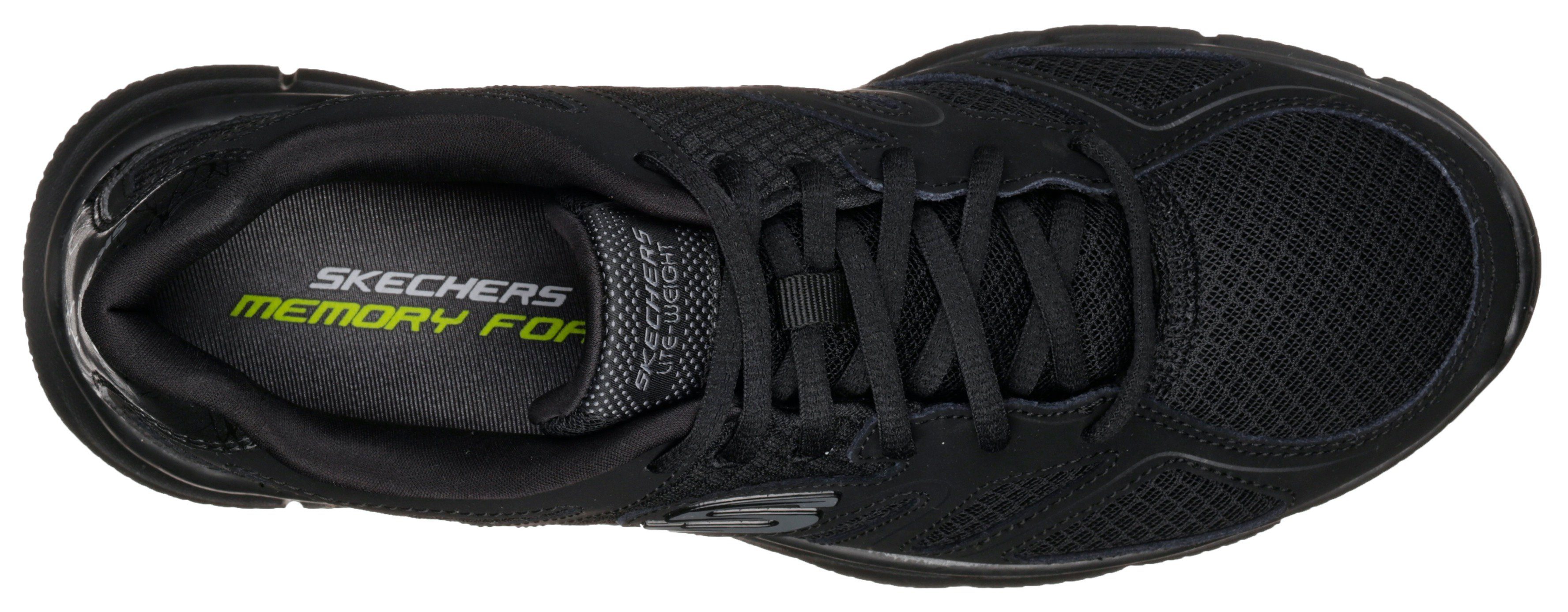 Skechers VERSE-FLASH POINT Sneaker Freizeitschuh, Halbschuh, Schnürschuh mit Memory Foam-Ausstattung