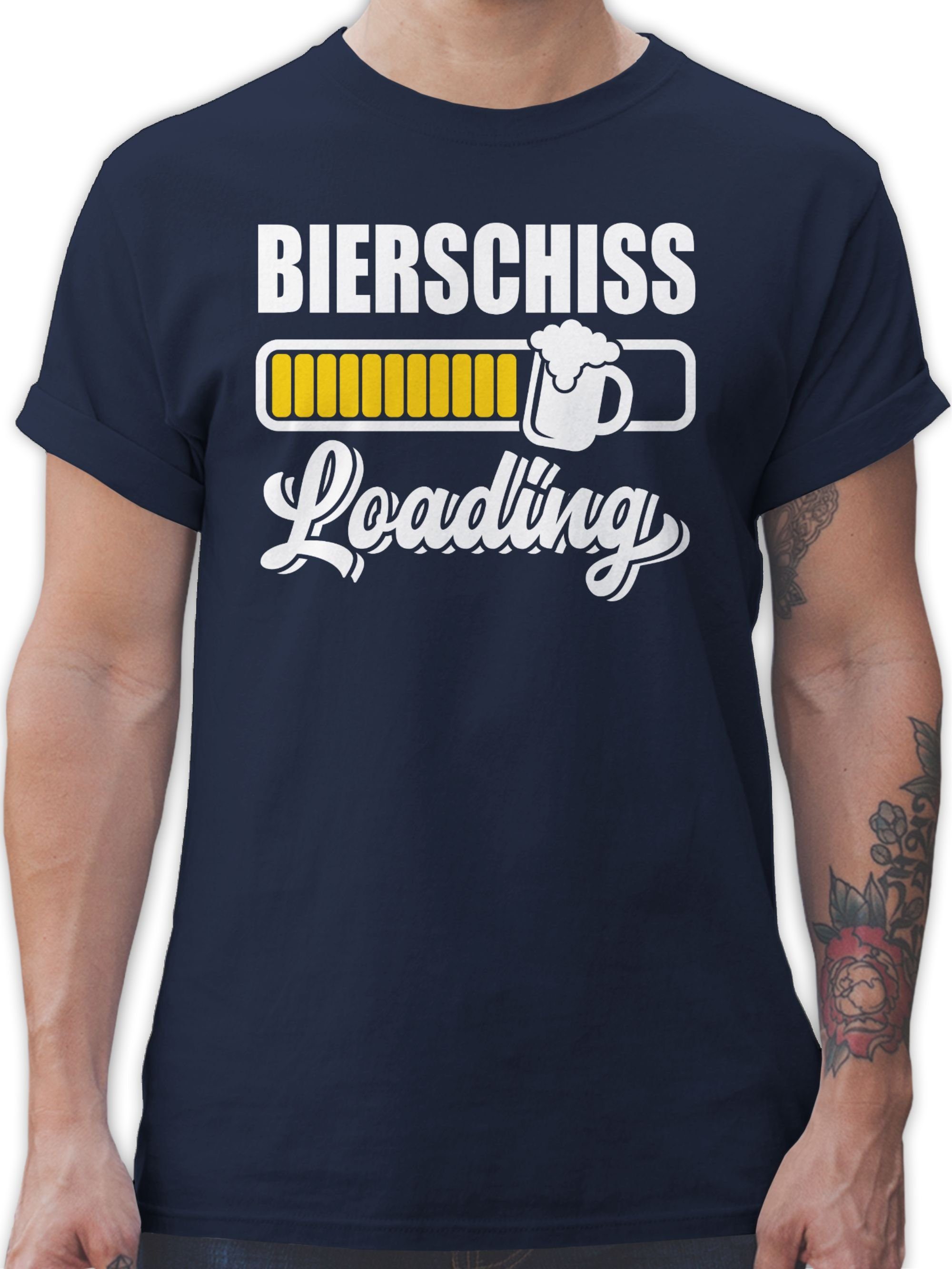 Shirtracer T-Shirt »Bierschiss loading - Karneval Outfit - Herren Premium T- Shirt« Faschingskostüm Ersatz Fasching online kaufen | OTTO