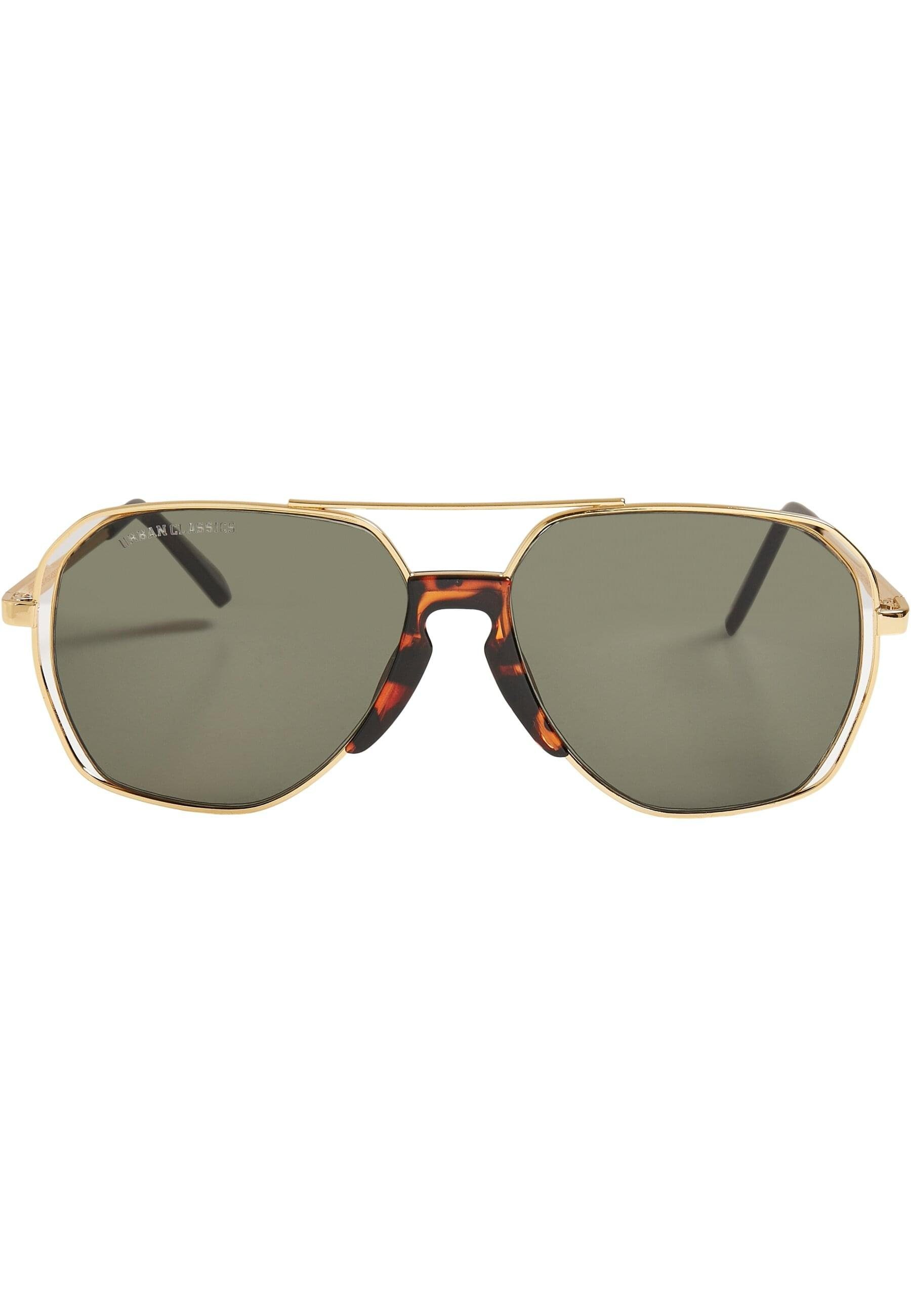 gold Sonnenbrille Sunglasses with URBAN CLASSICS Karphatos Unisex Chain