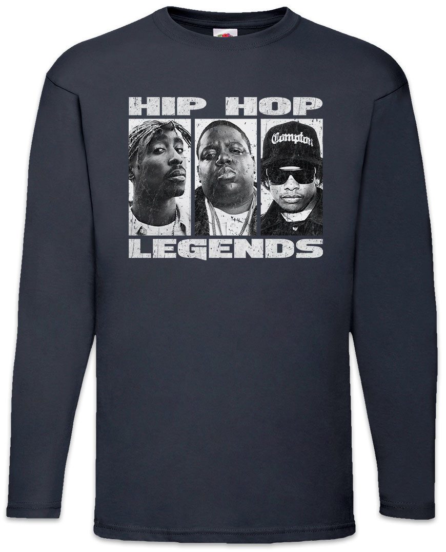 Langarmshirt Hip Hop Legends Langarm T-Shirt Rap Gangster Legenden Heroes Rapper
