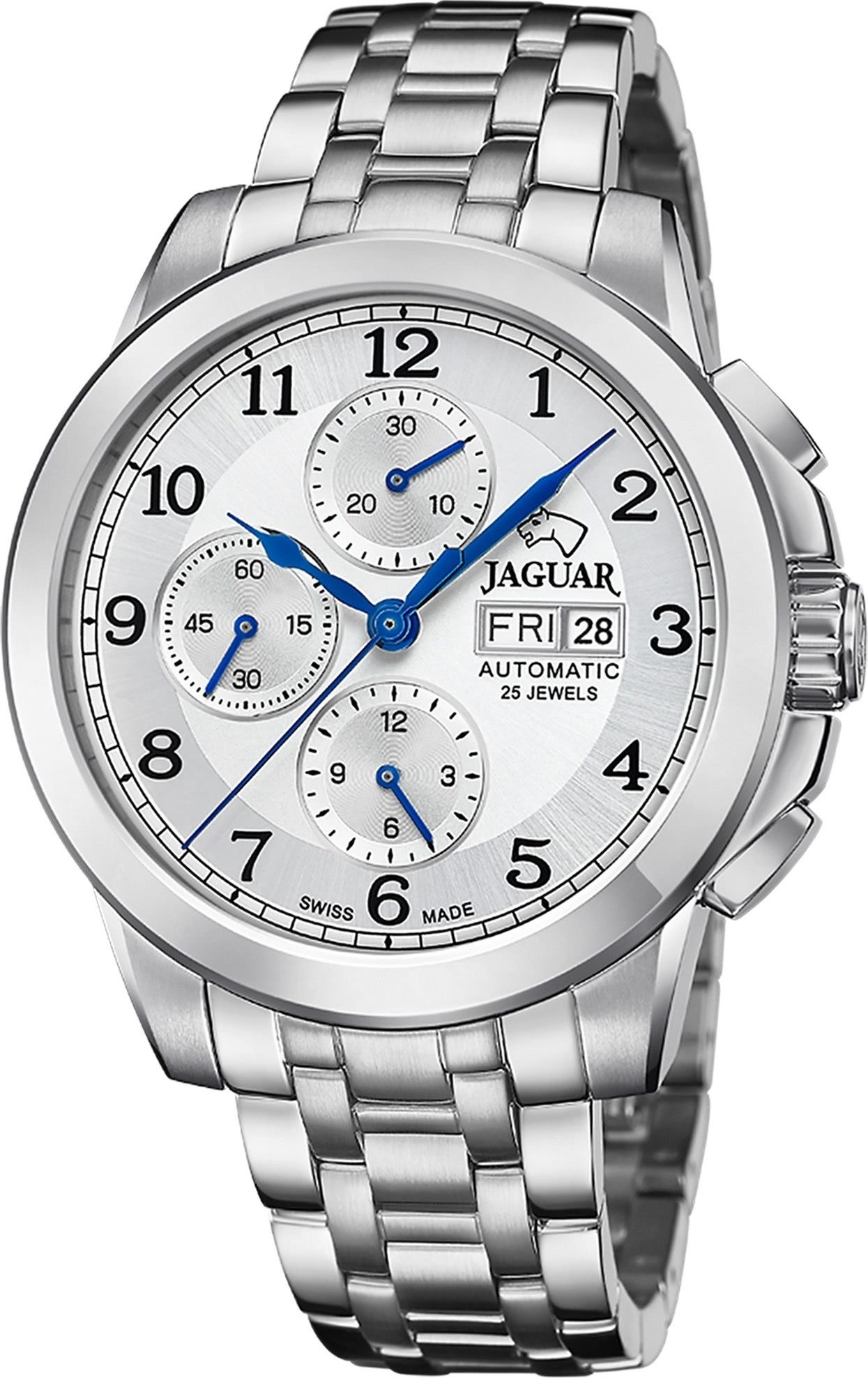 Chronograph Jaguar Herrenuhr Edelstahl silber Jaguar