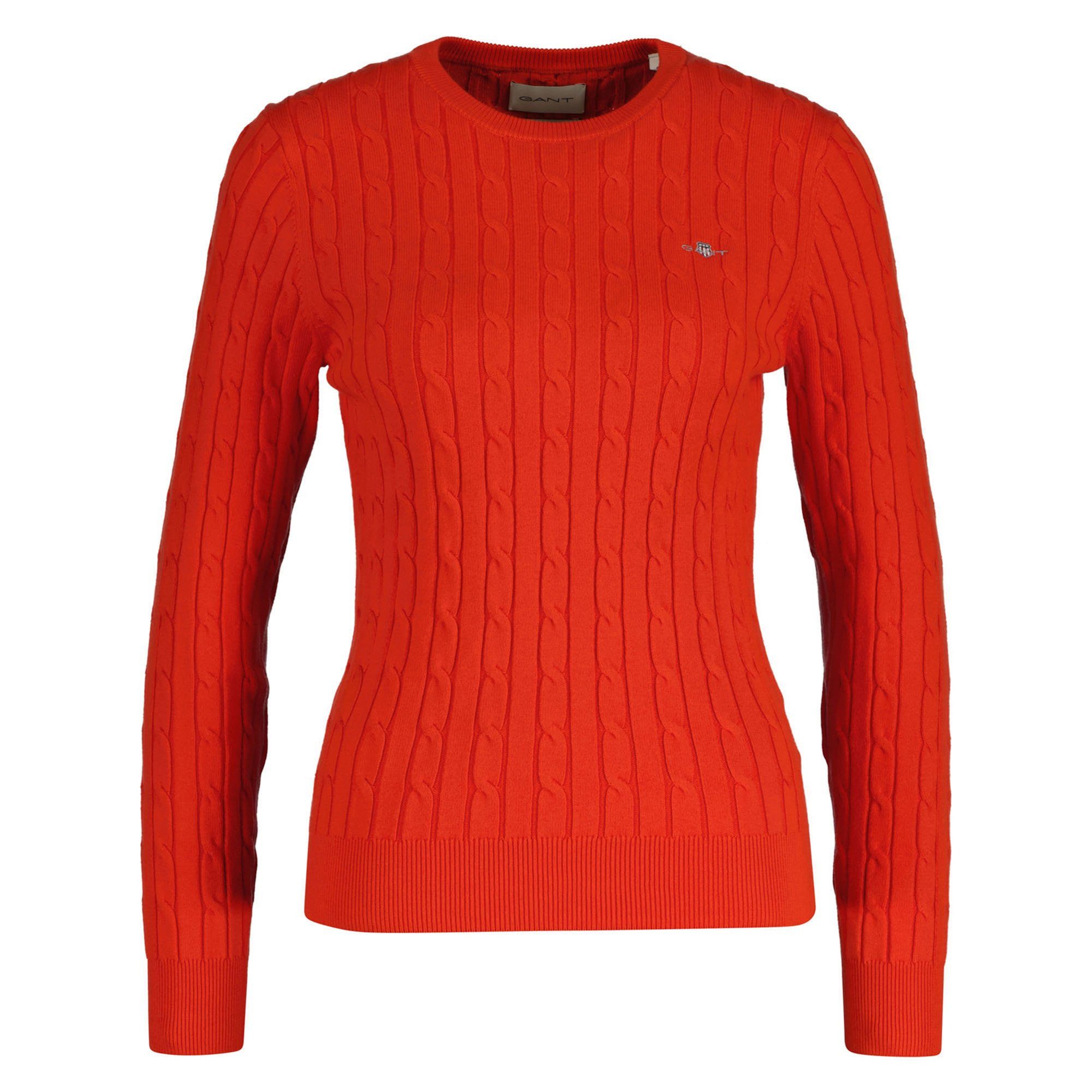 Gant Sweater Damen Strickpullover Baumwolle