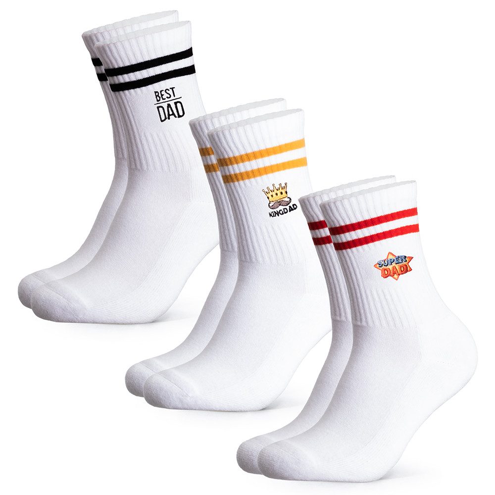 OCCULTO Tennissocken Herren Papa Geschenk Tennissocken 3er Pack (Modell: Da günstig online kaufen