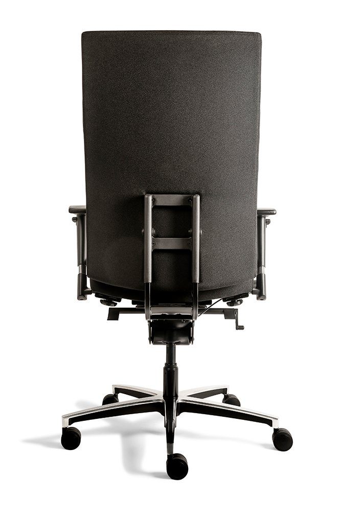Lordosenstütze Steelboxx Bürodrehstuhl komfortable, (1), mit Höhenverstellbare, gepolsterte XL - Armlehnen Drehstuhl - extra Rückenlehne,Tiefenverstellbare gepolstert rundum