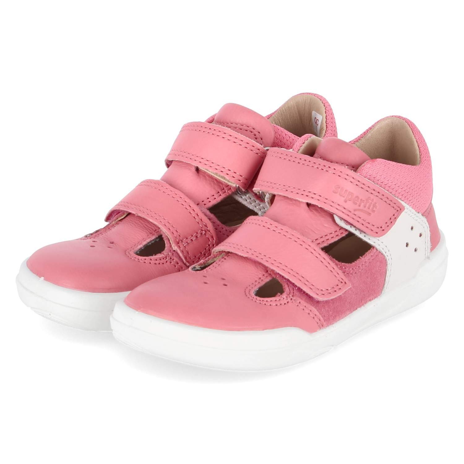 Superfit Superfit 1-000547-5500 Mädchen Leder & Textil pink Lauflernschuh