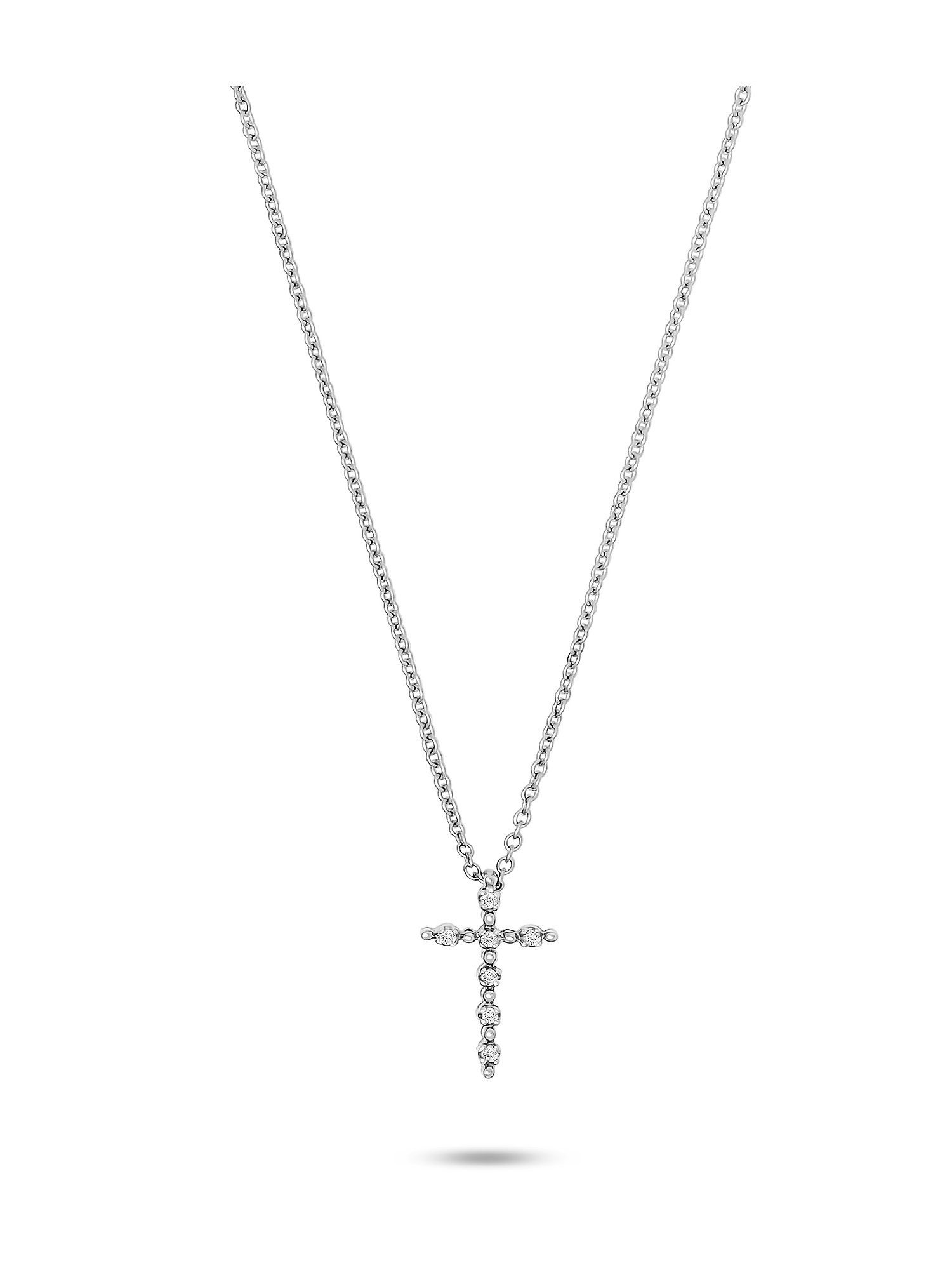 CHRIST Collier CHRIST Damen-Kette 7 Diamant Kreuz günstig online kaufen