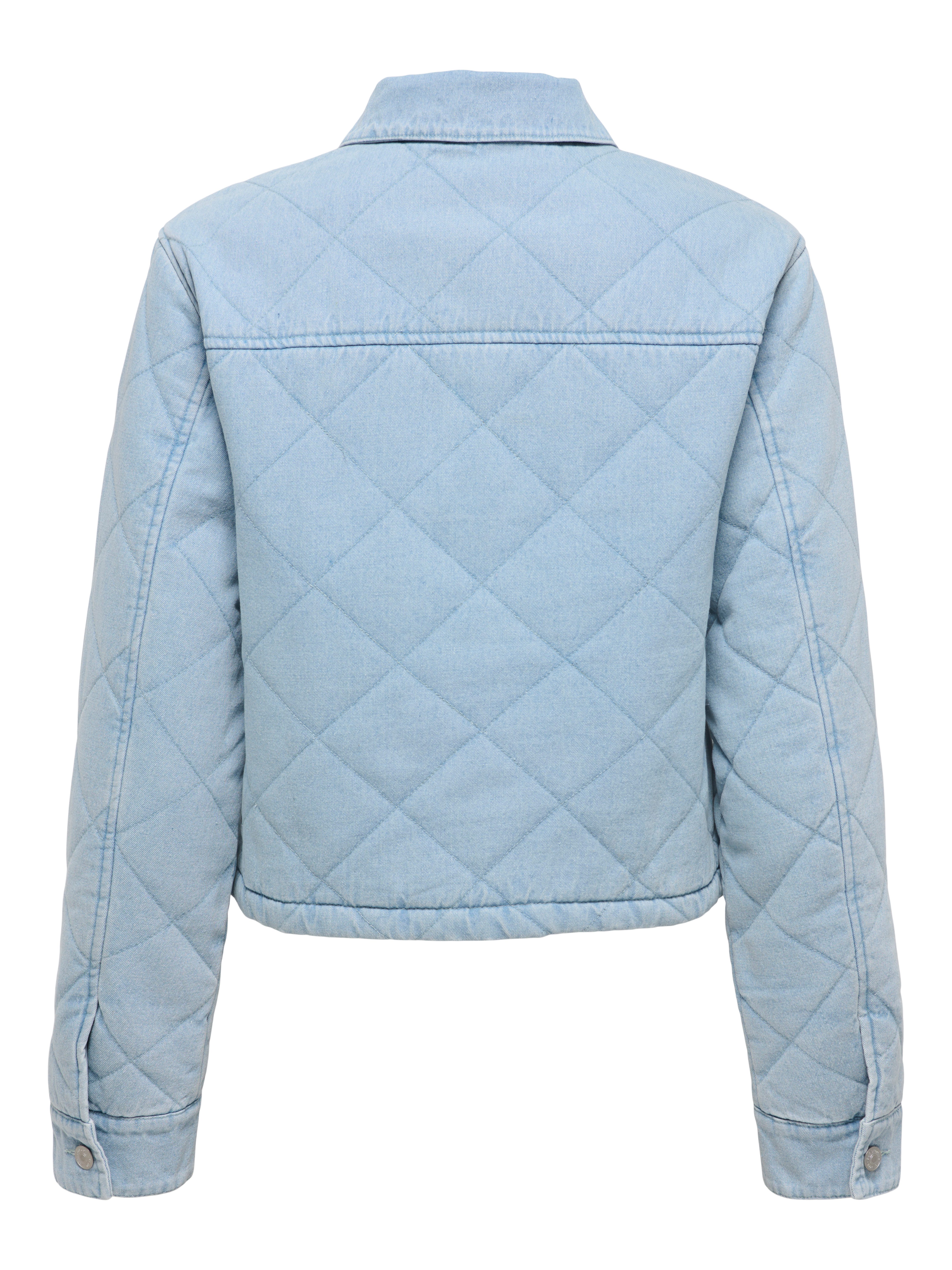 ONLY Kurzjacke ONLMIST WASHED QUILT JACKET CC OTW im Denim Look mit gesteppter Optik