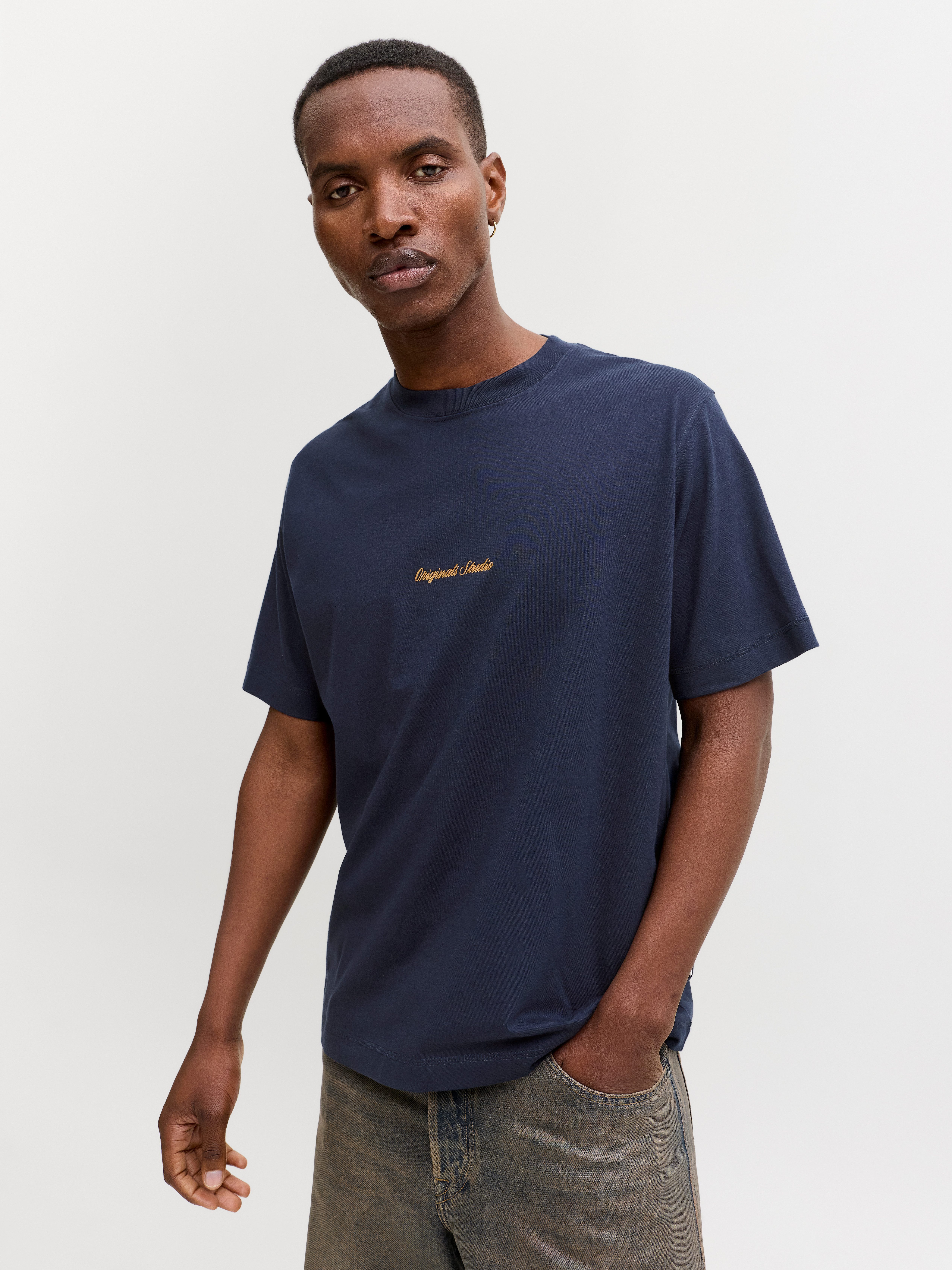 Rundhalsshirt JORNORREBRO EMB TEE SS CREW NECK NOOS