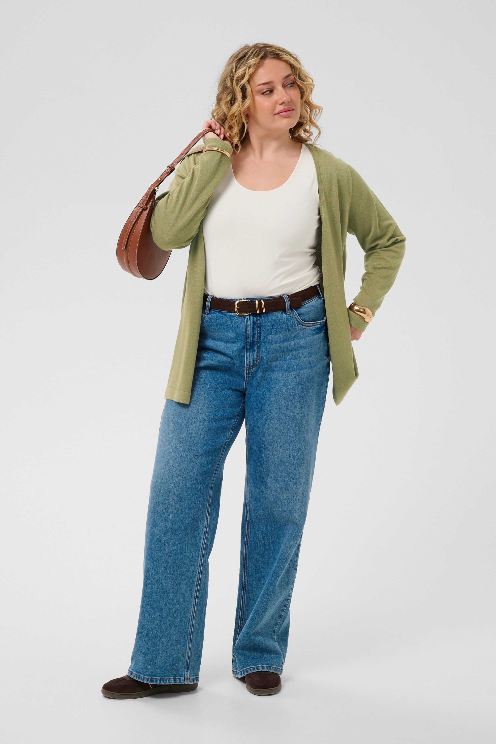 KAFFE Curve Cardigan Strickjacke KCfarsia Große Größen