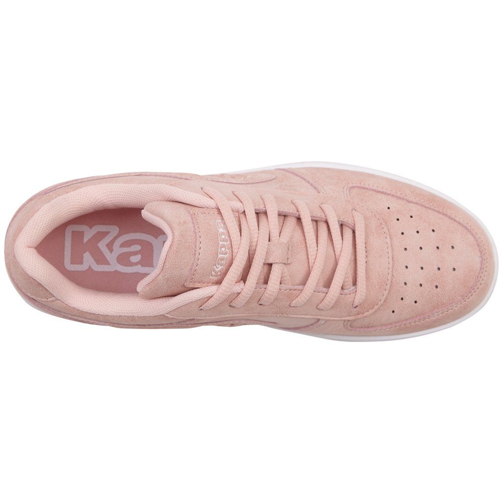 Retro Sneaker Look Kappa in rosé-white angesagtem
