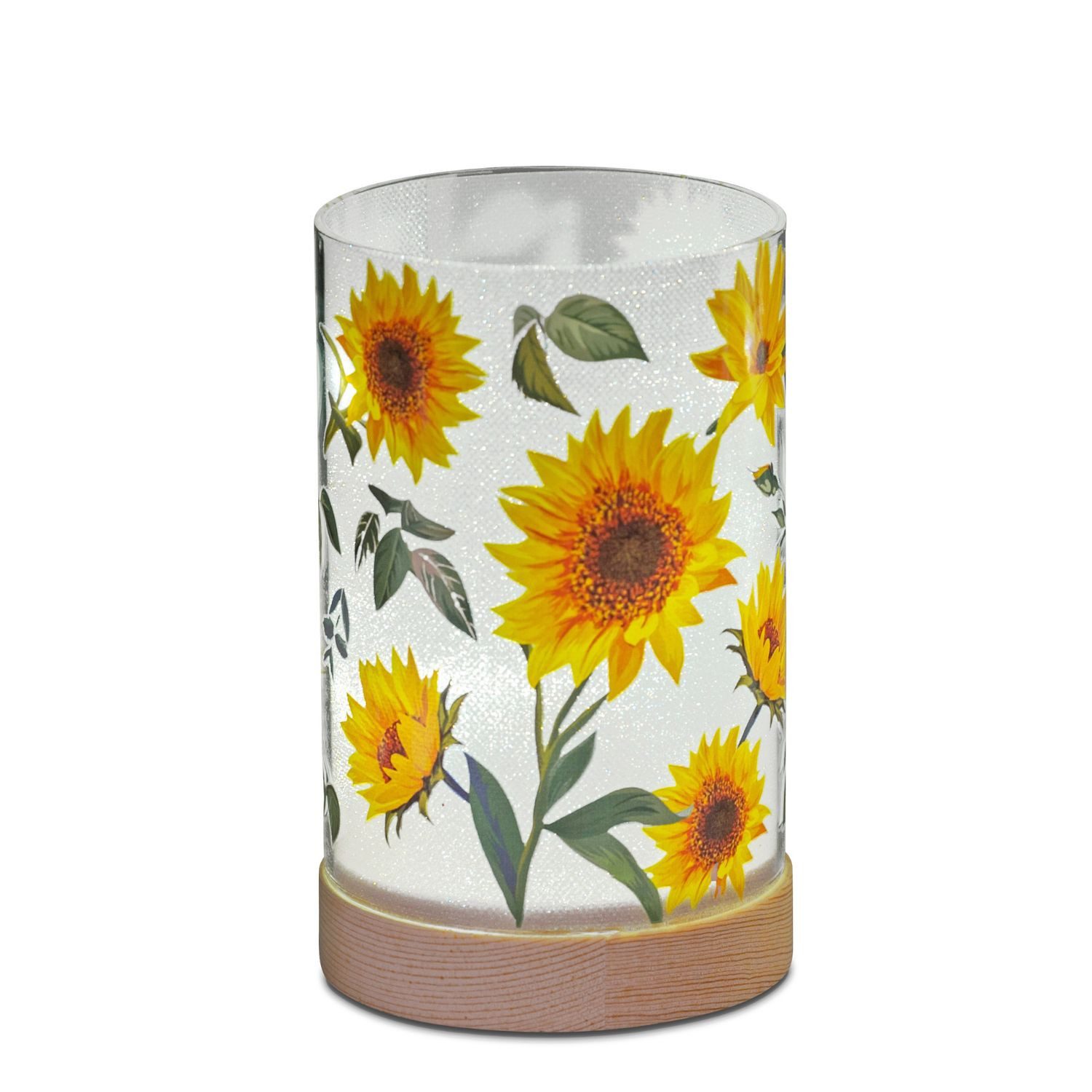 formano Tischleuchte Blumen, LED, Mit Timerfunktion, Mehrfarbig, Sonnenblumen, H: 15cm