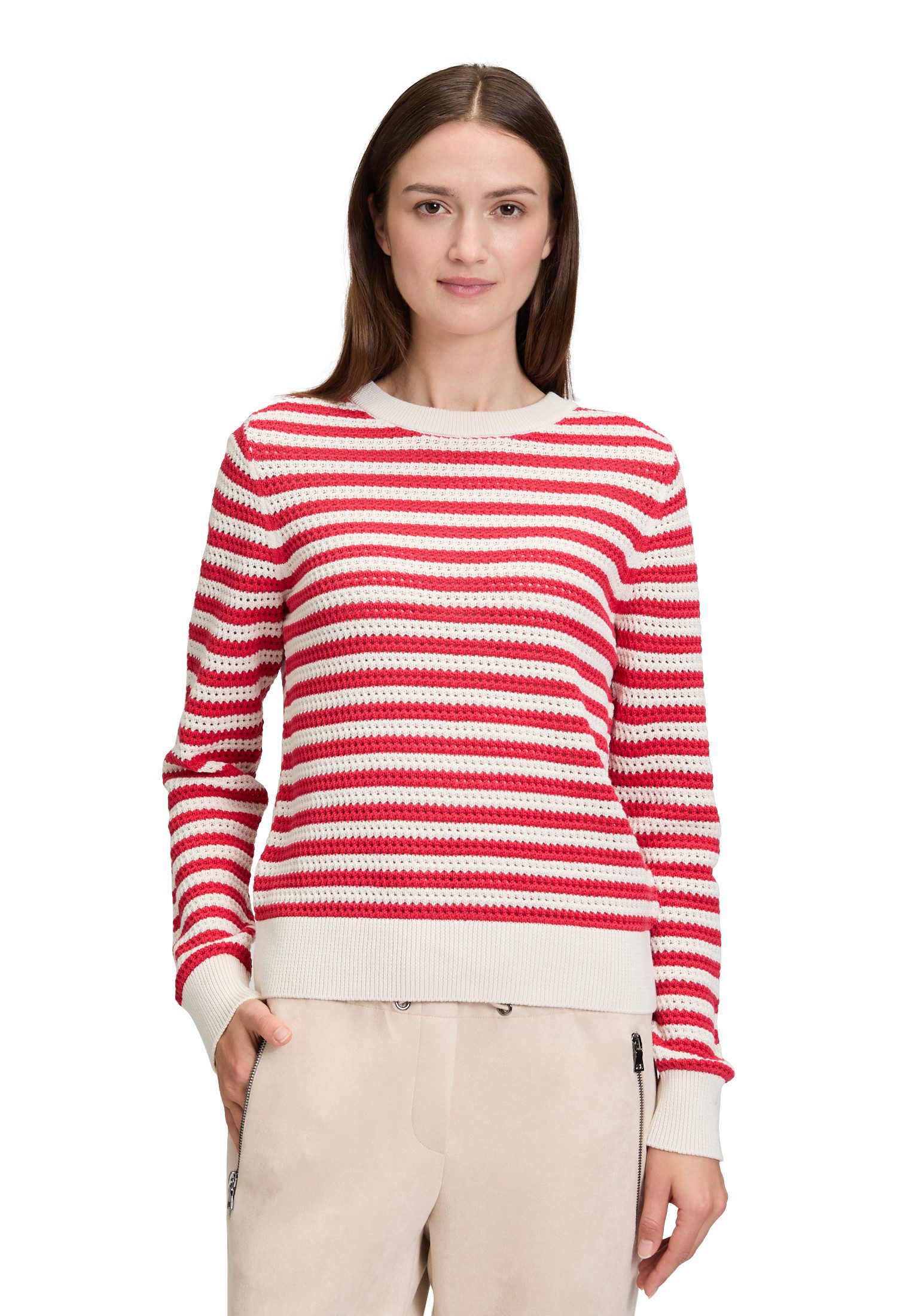Betty&Co Strickpullover Damen mit Struktur (1-tlg)