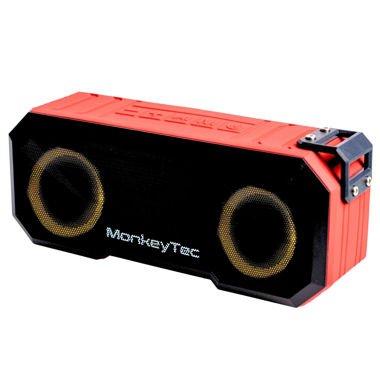 MonkeyTEC Bluetooth-Lautsprecher 360°-Sound USB-C AUX IPX7 Wasserdicht Powerbank Bluetooth-Lautsprecher (Wasserdicht, Powerbankfunktion, Bluetooth Lautsprecher, starker Akku)