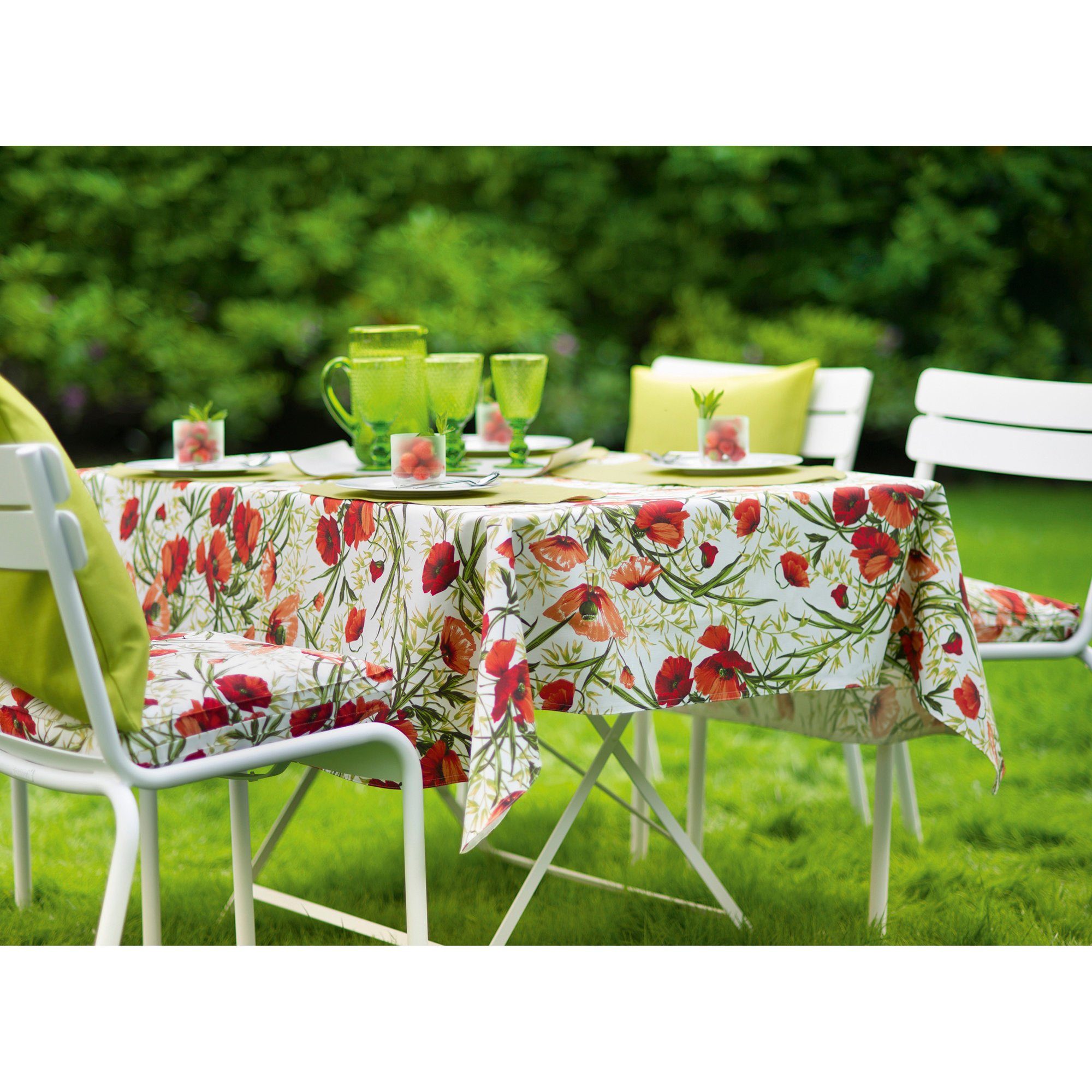 sander table + home Mitteldecke Mitteldecke, Baumwolle Blumen/Motiv