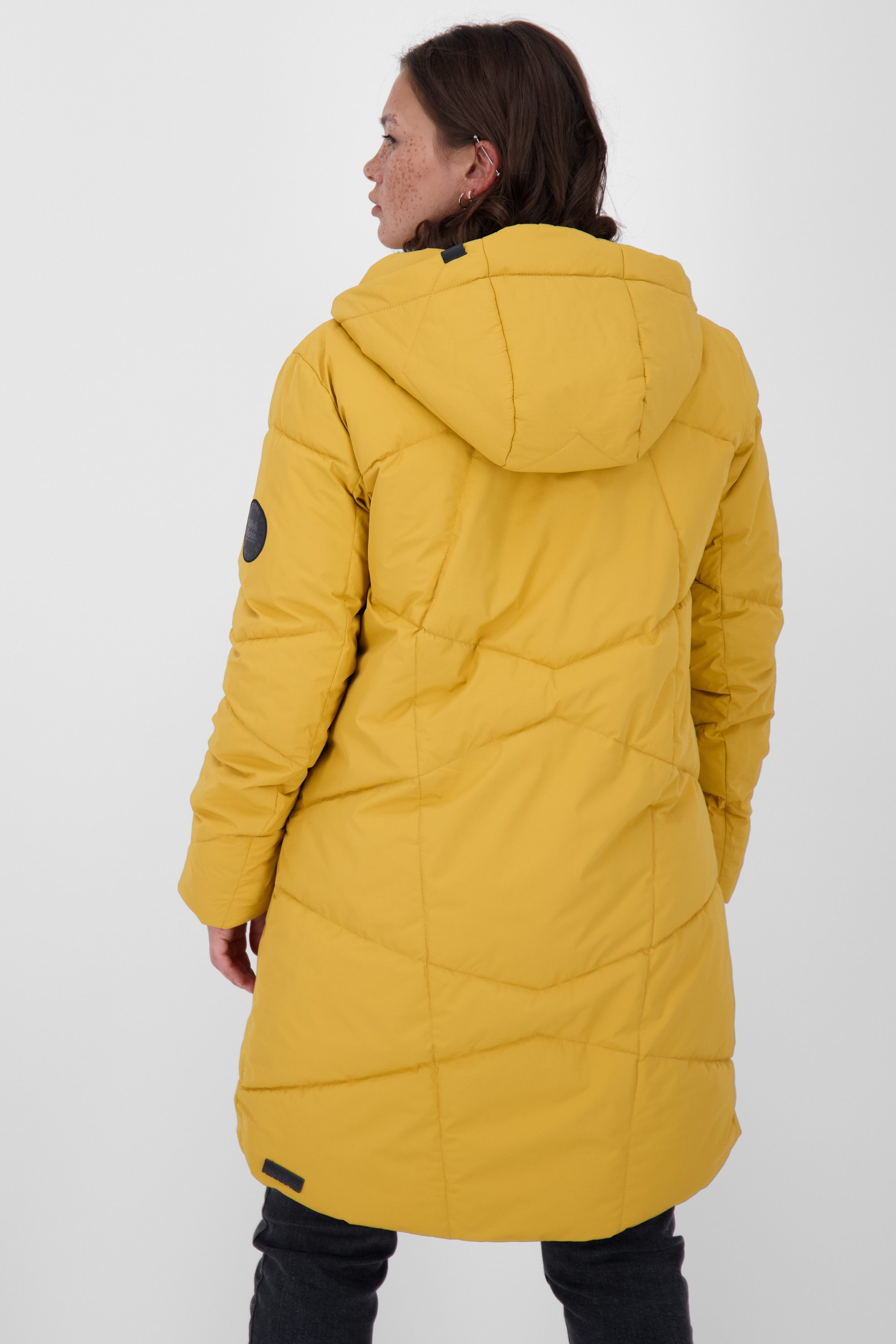 Alife & Kickin Steppjacke KasiaAK A lange Winter-Steppjacke Women CS mit großer Kapuze